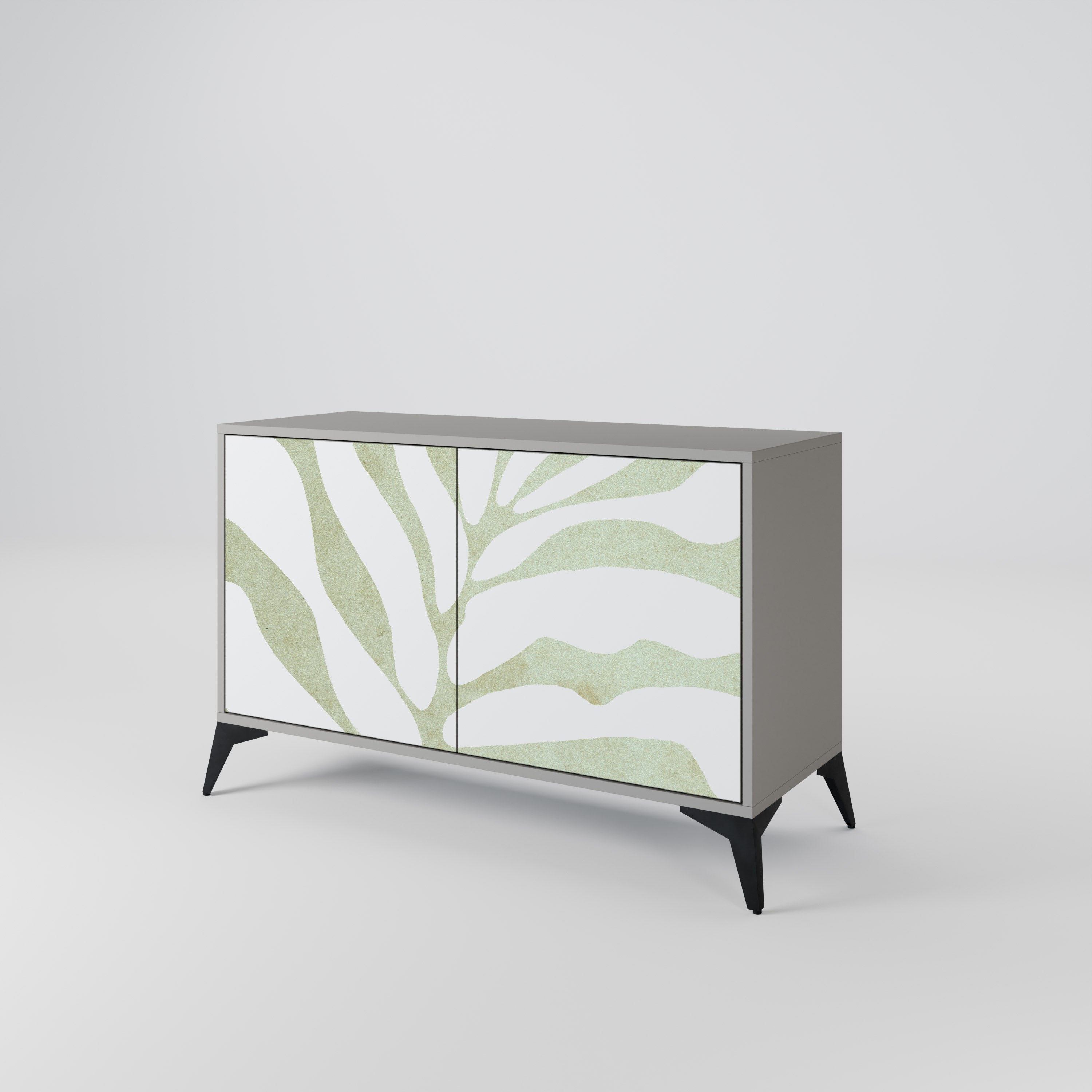 BOTANICAL SPARK Komoda 2-drzwiowa korpus Szary