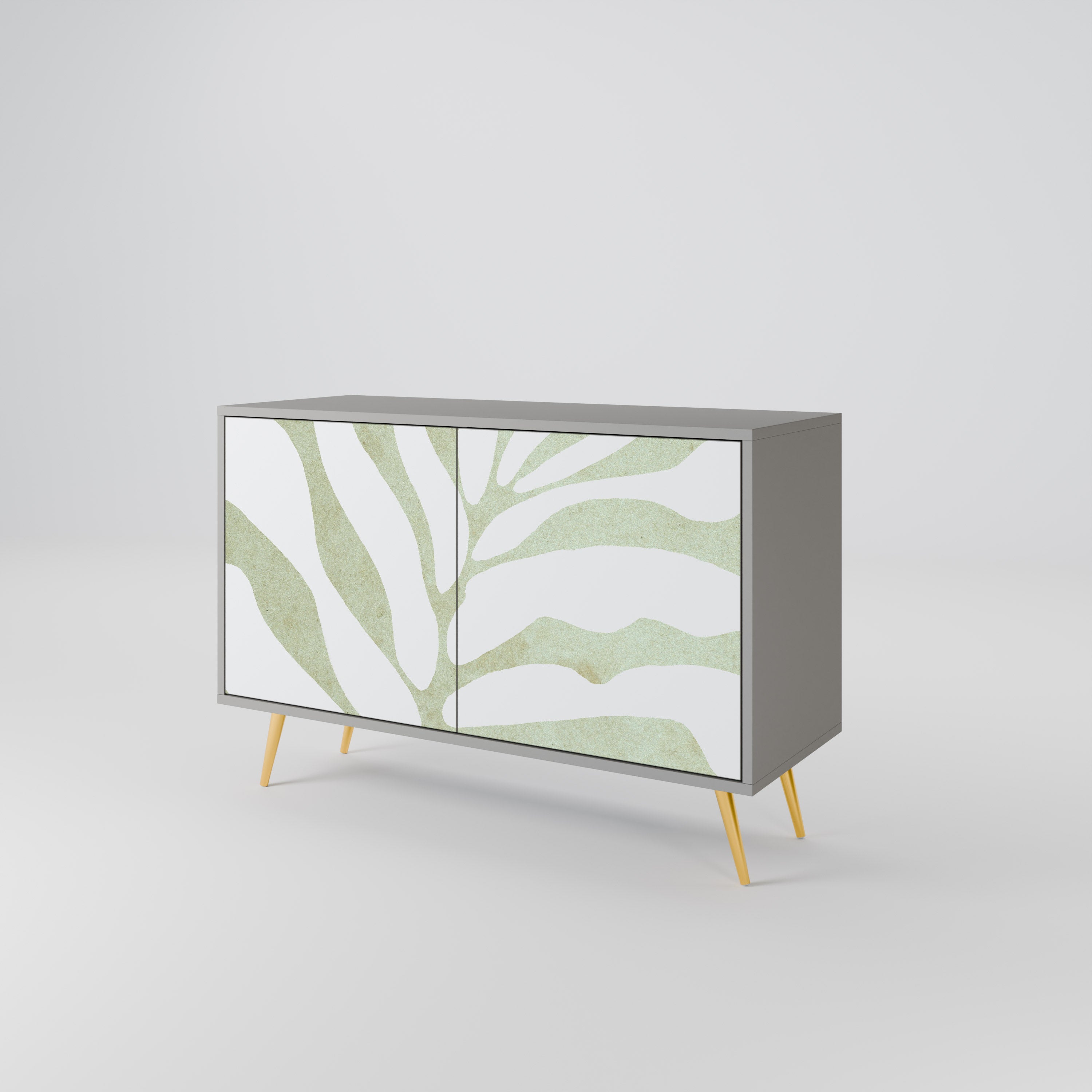 BOTANICAL SPARK Komoda 2-drzwiowa korpus Szary