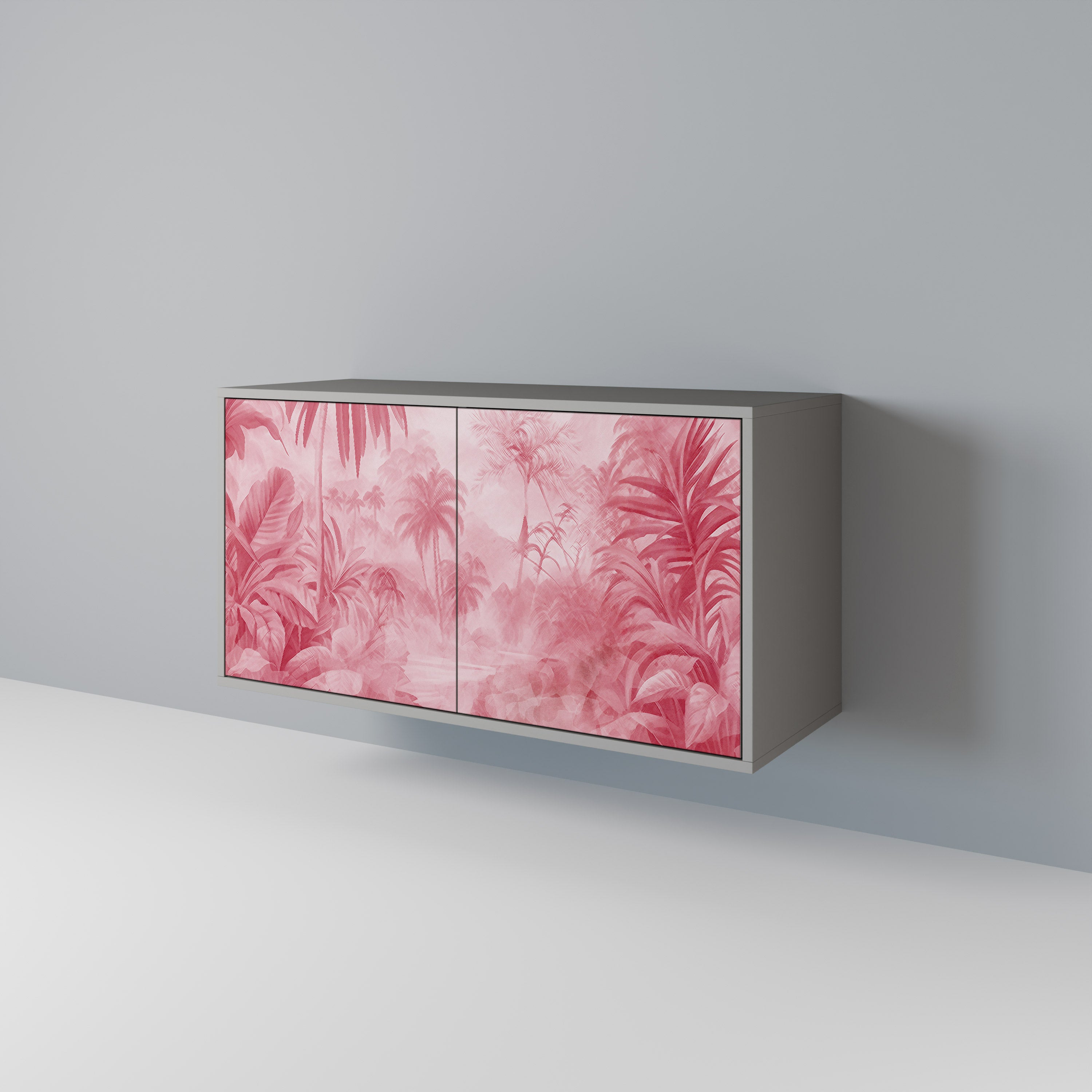 SWEET TROPICS Komoda 2-drzwiowa korpus Szary