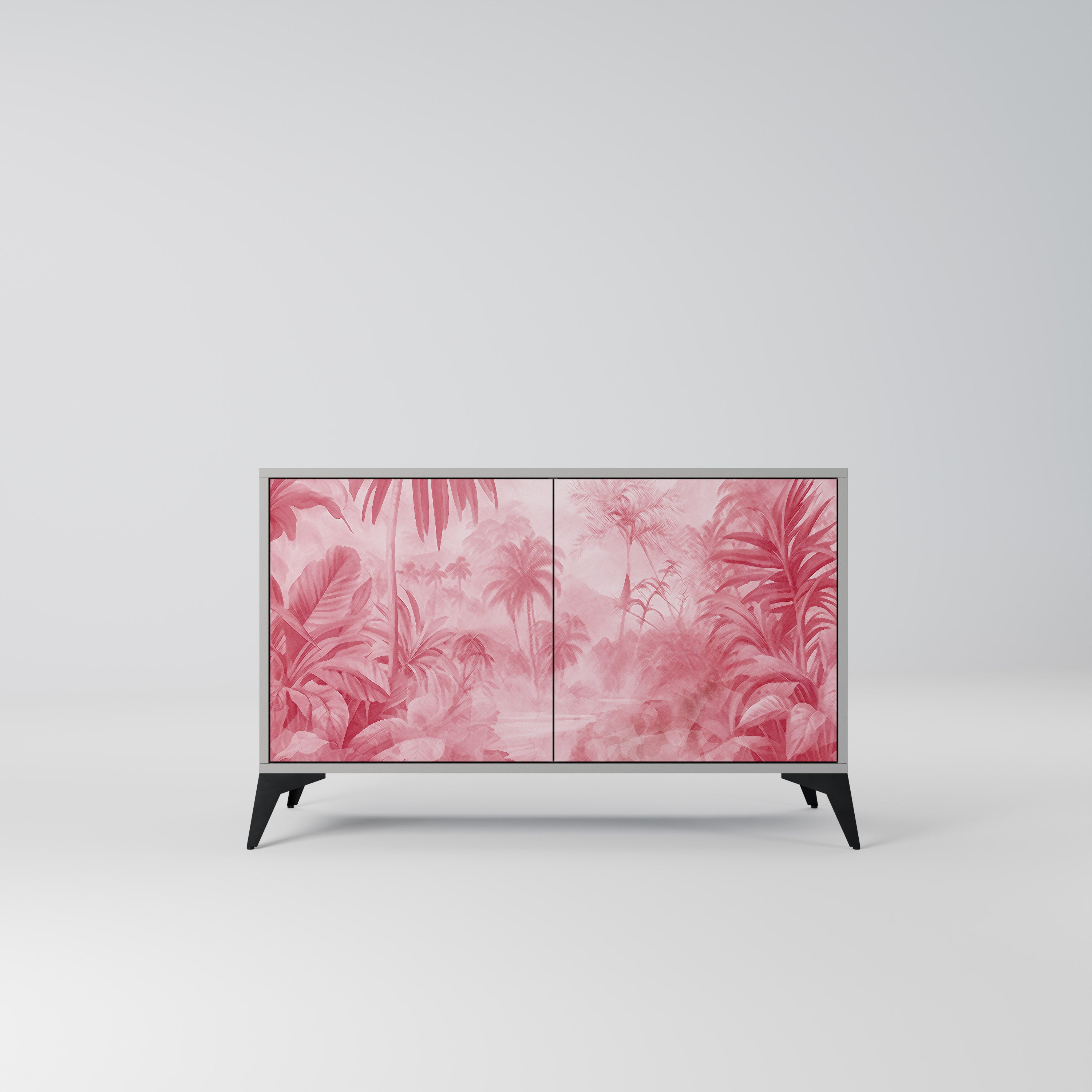 SWEET TROPICS Komoda 2-drzwiowa korpus Szary