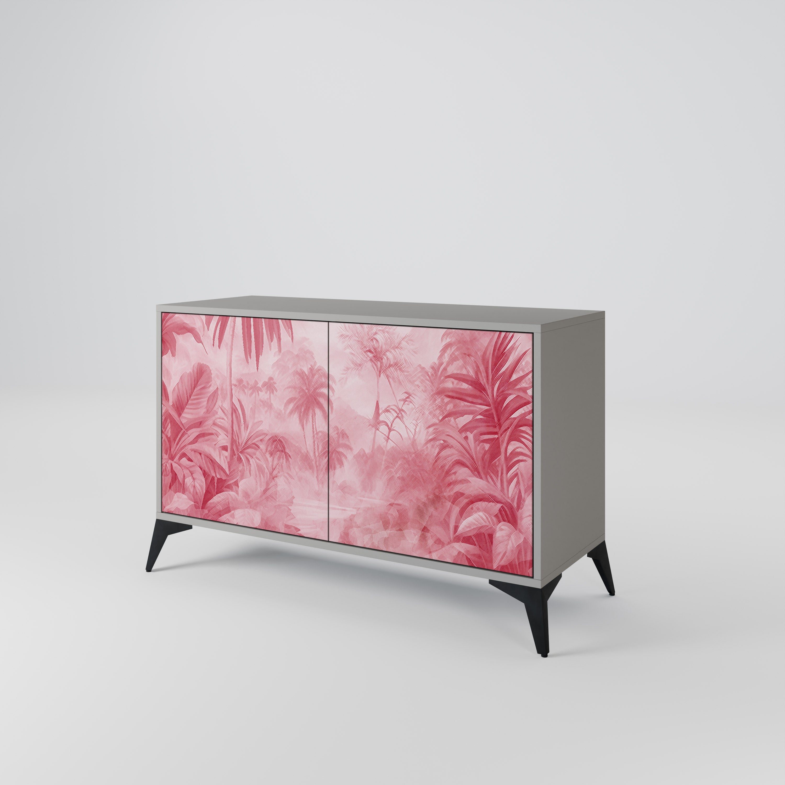 SWEET TROPICS Komoda 2-drzwiowa korpus Szary
