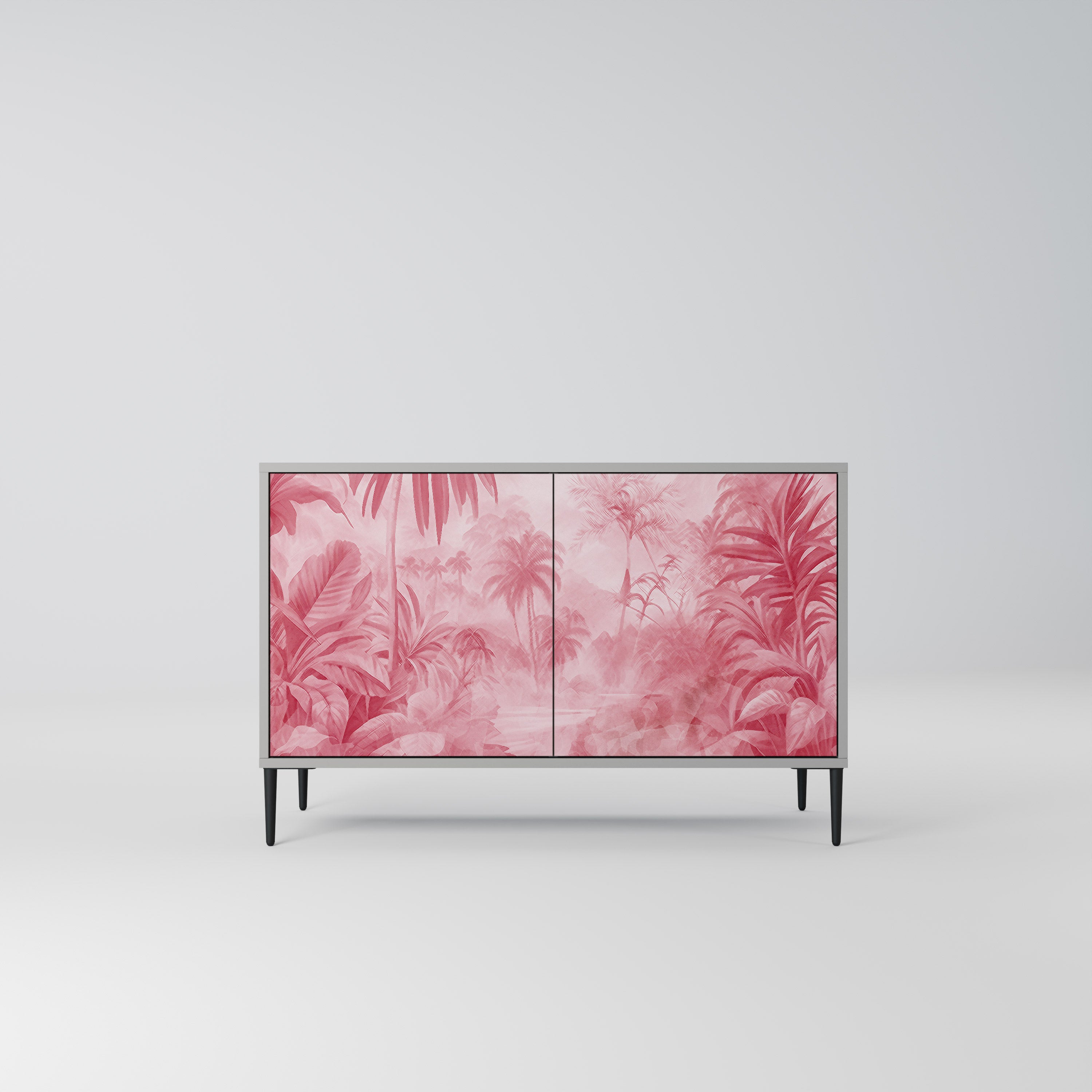 SWEET TROPICS Komoda 2-drzwiowa korpus Szary