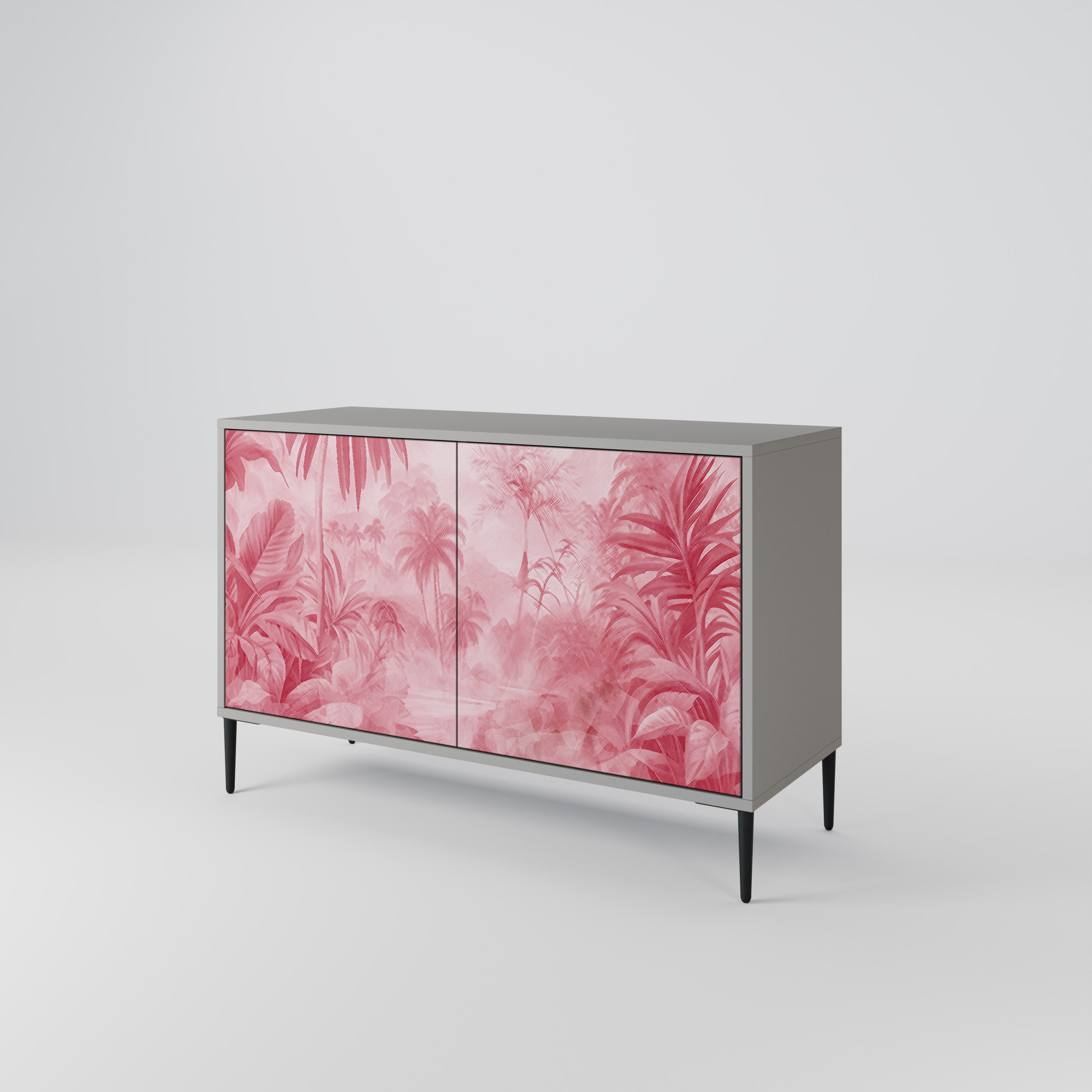 SWEET TROPICS Komoda 2-drzwiowa korpus Szary
