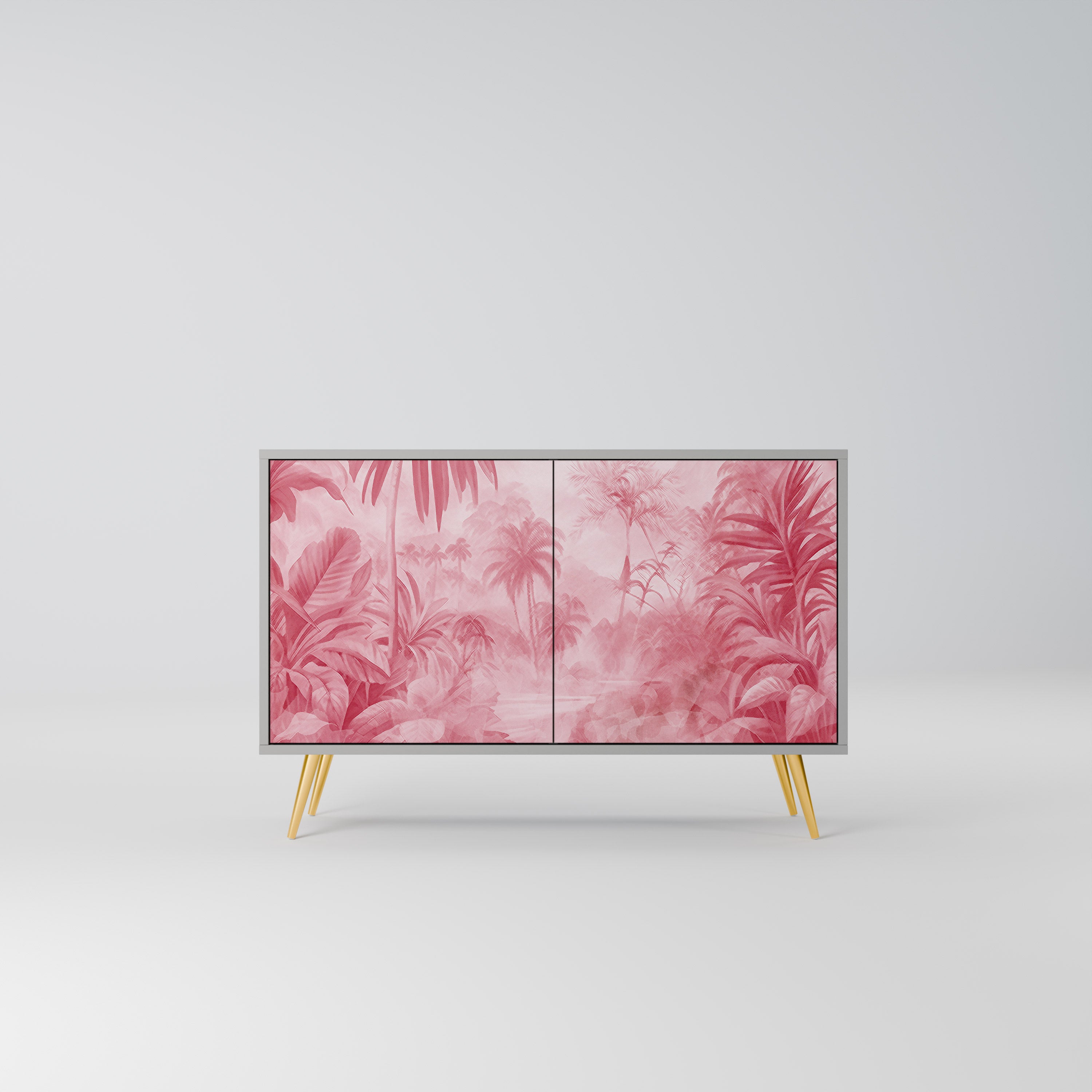SWEET TROPICS Komoda 2-drzwiowa korpus Szary