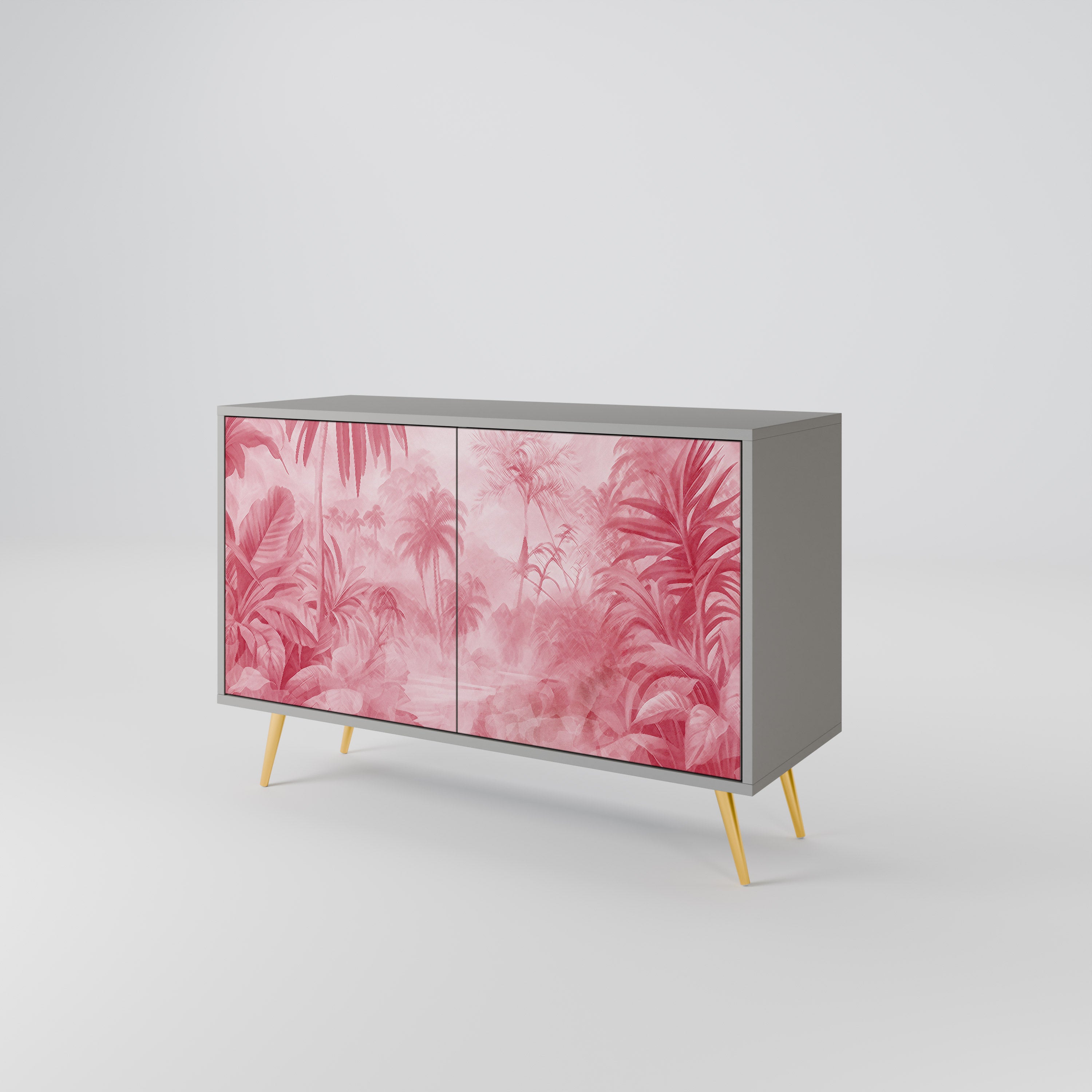 SWEET TROPICS Komoda 2-drzwiowa korpus Szary