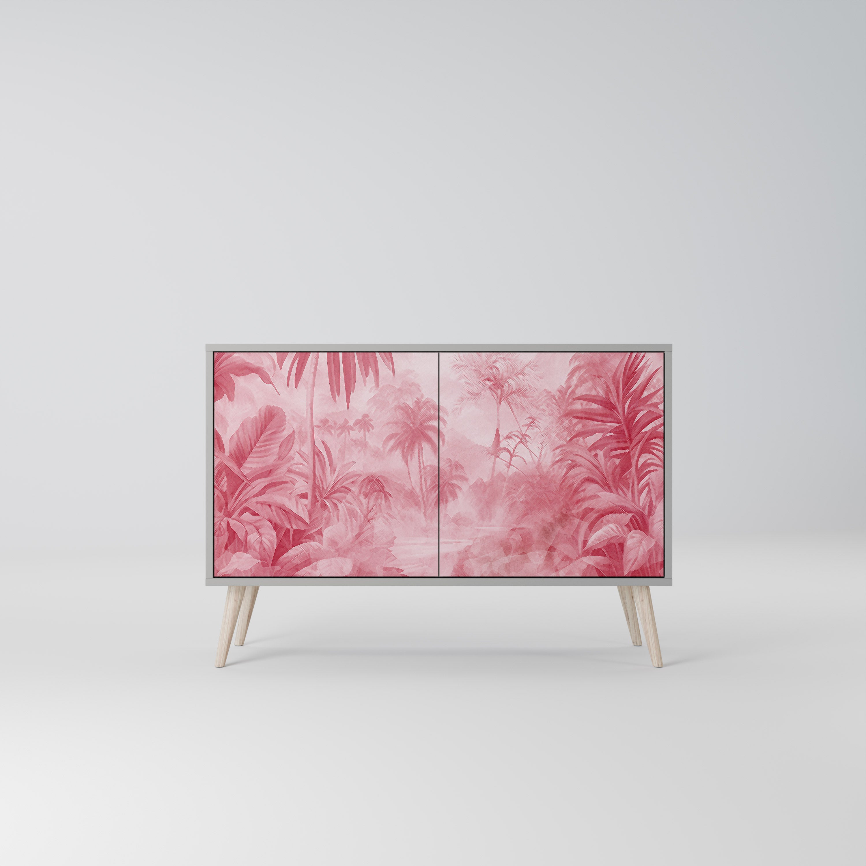 SWEET TROPICS Komoda 2-drzwiowa korpus Szary