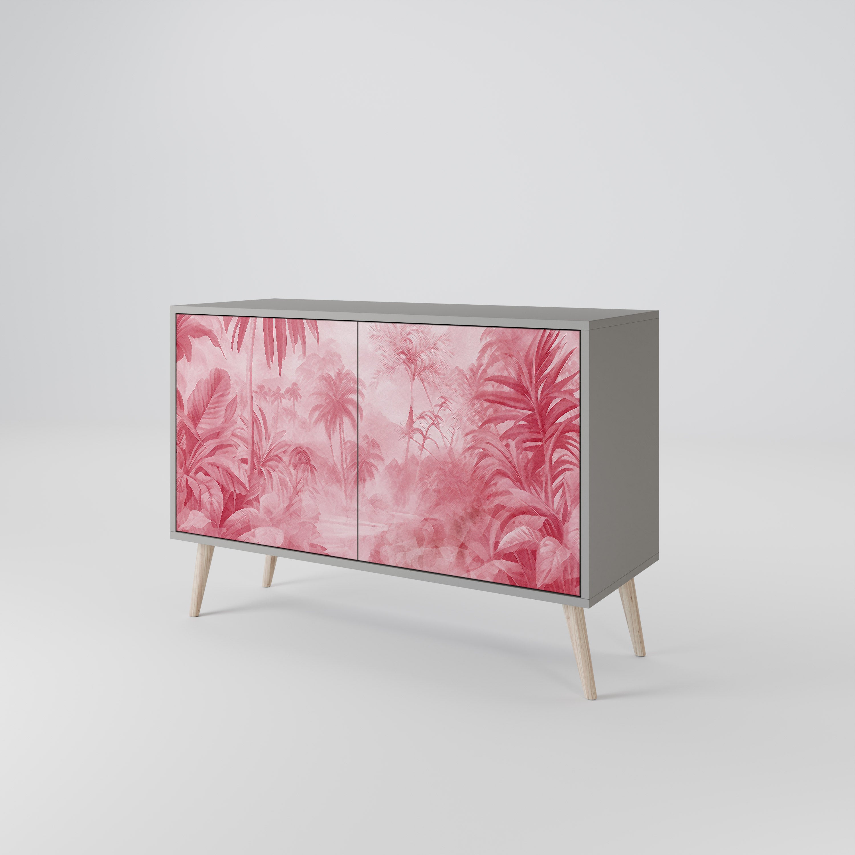 SWEET TROPICS Komoda 2-drzwiowa korpus Szary