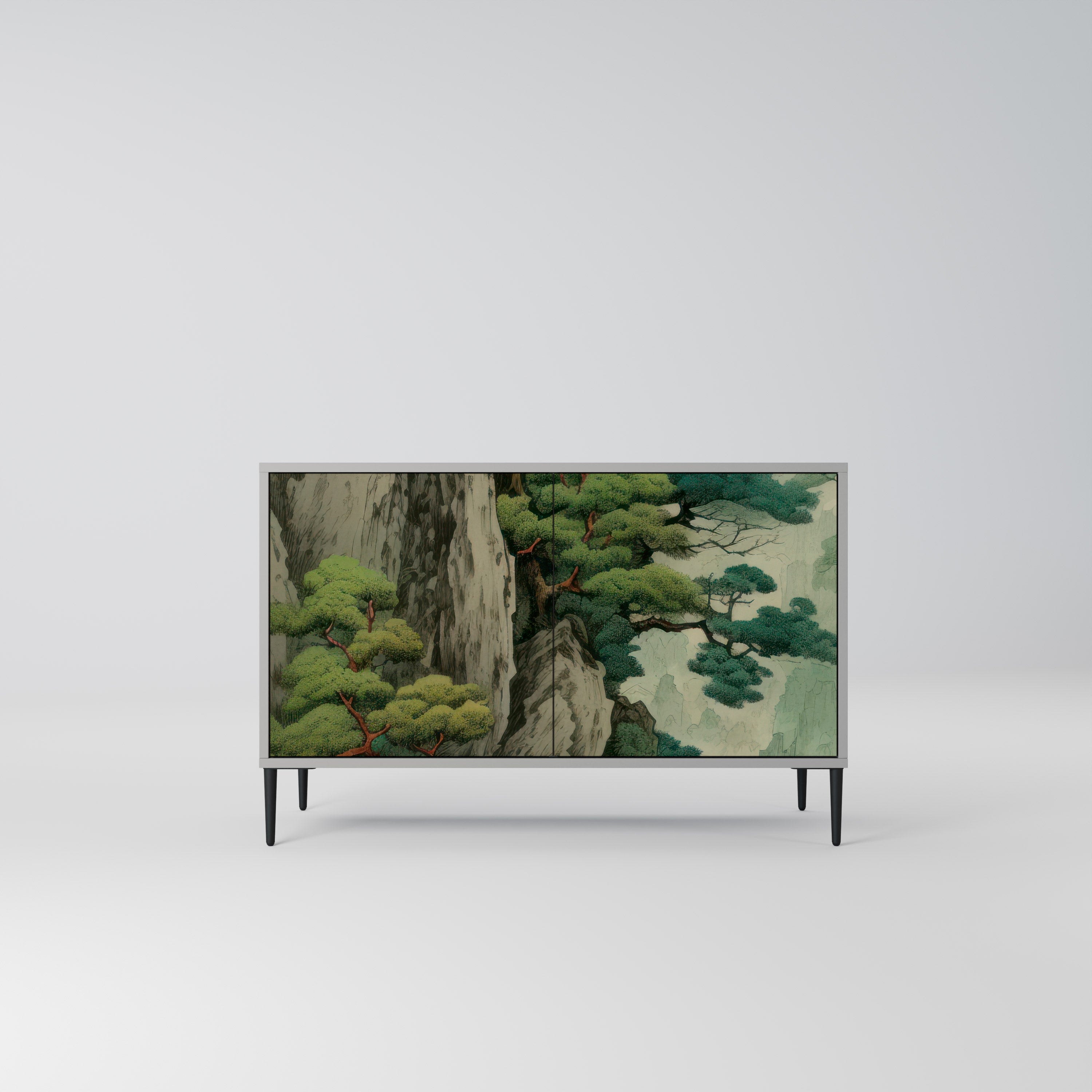 VERDURE ABYSS Komoda 2-drzwiowa korpus Szary