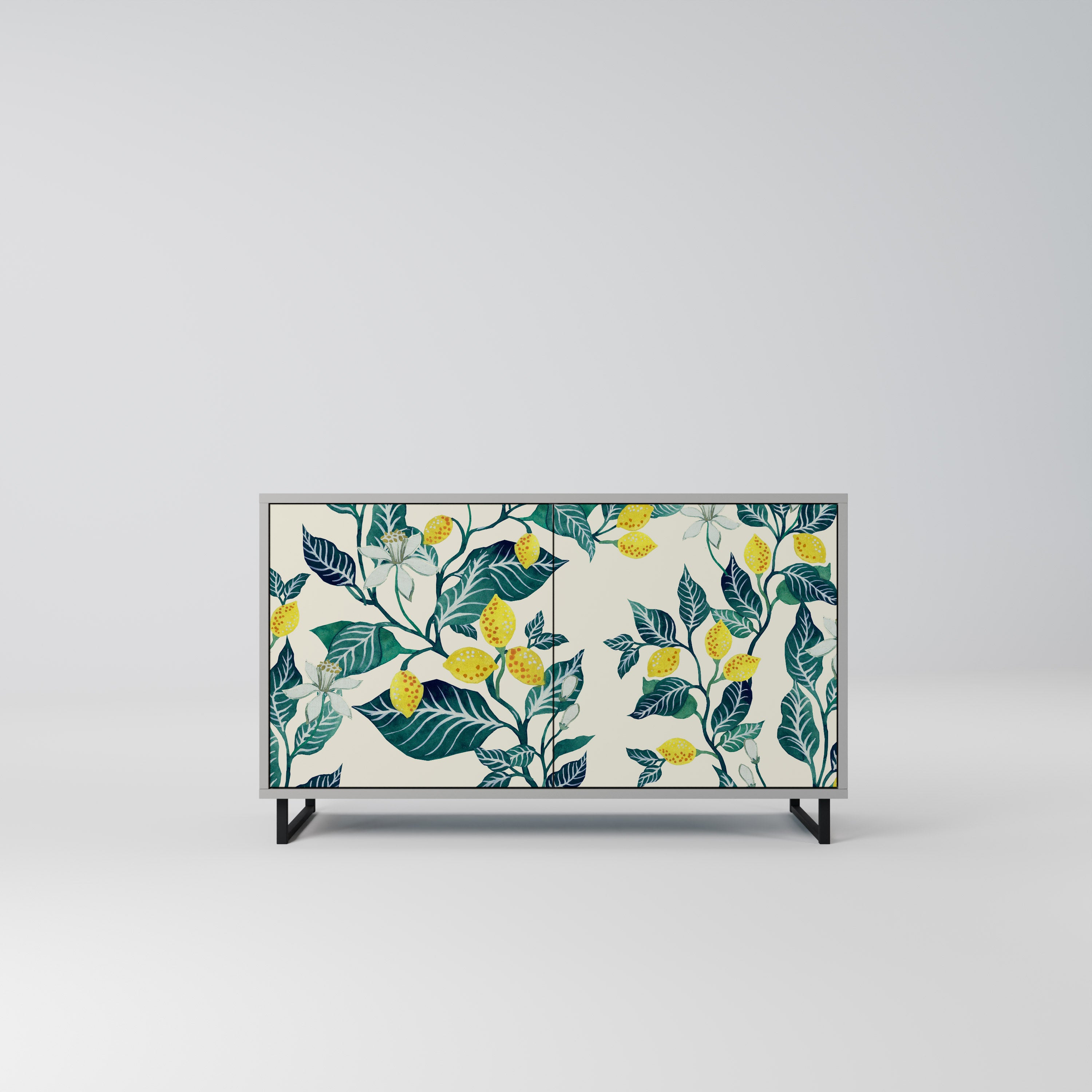 LEMON TREE Komoda 2-drzwiowa korpus Szary
