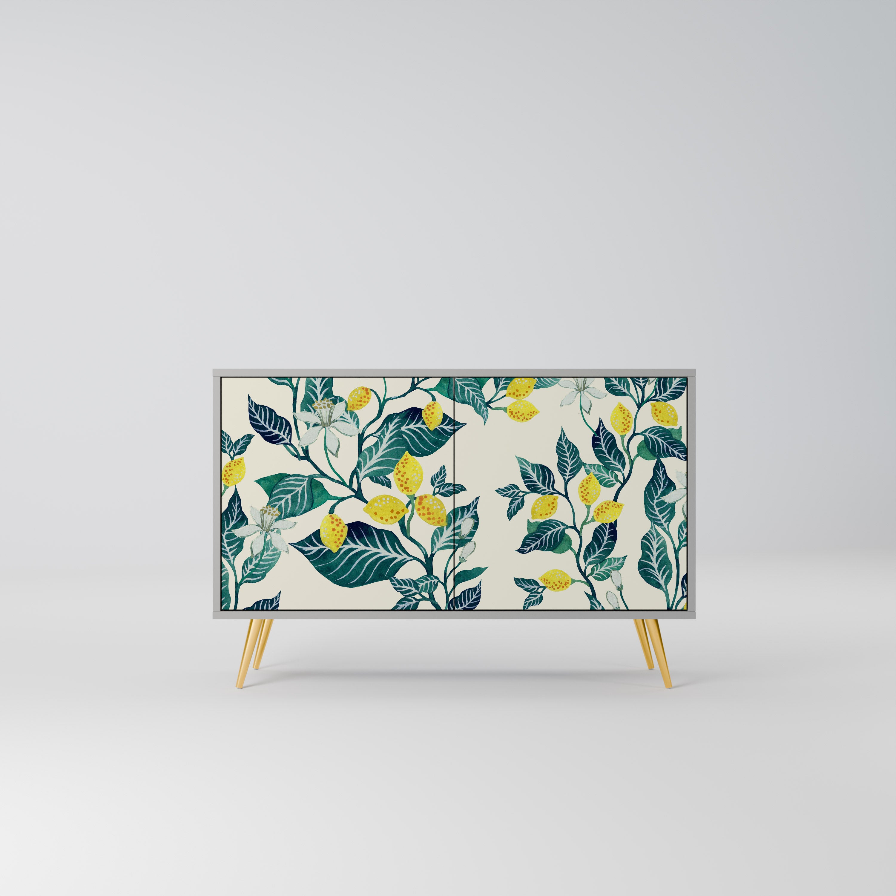 LEMON TREE Komoda 2-drzwiowa korpus Szary