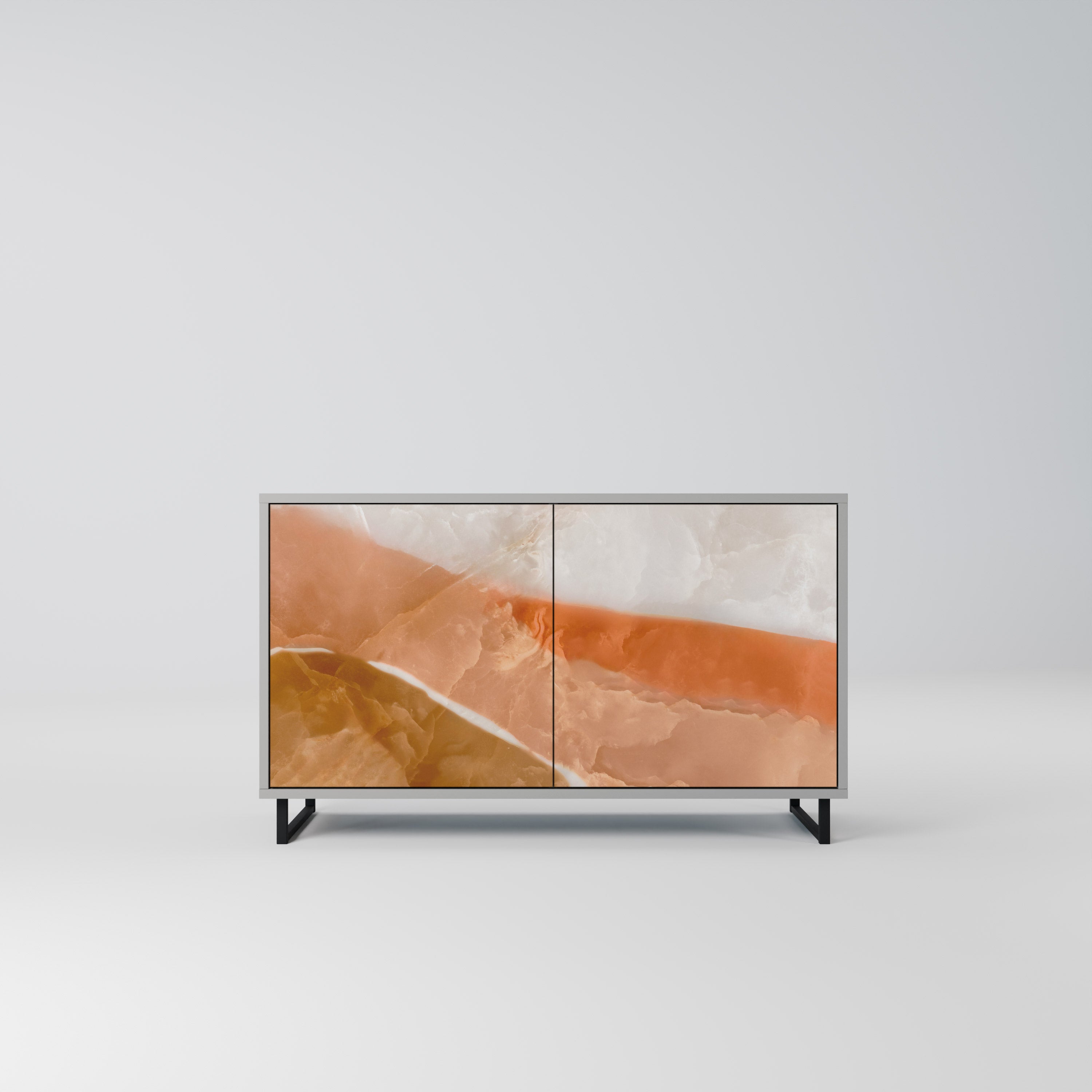 SANDHILLS SPLENDOUR Komoda 2-drzwiowa korpus Szary