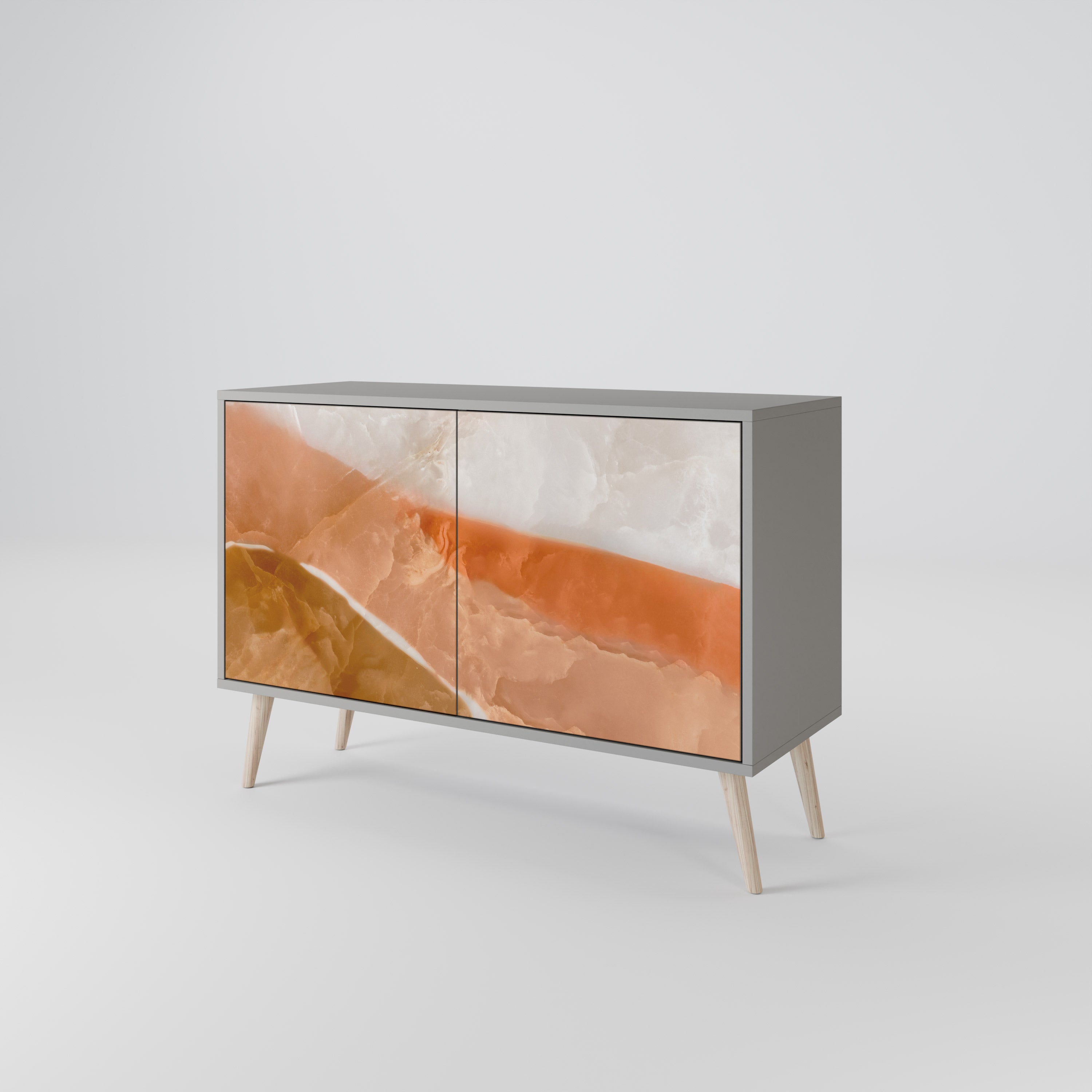 SANDHILLS SPLENDOUR Komoda 2-drzwiowa korpus Szary