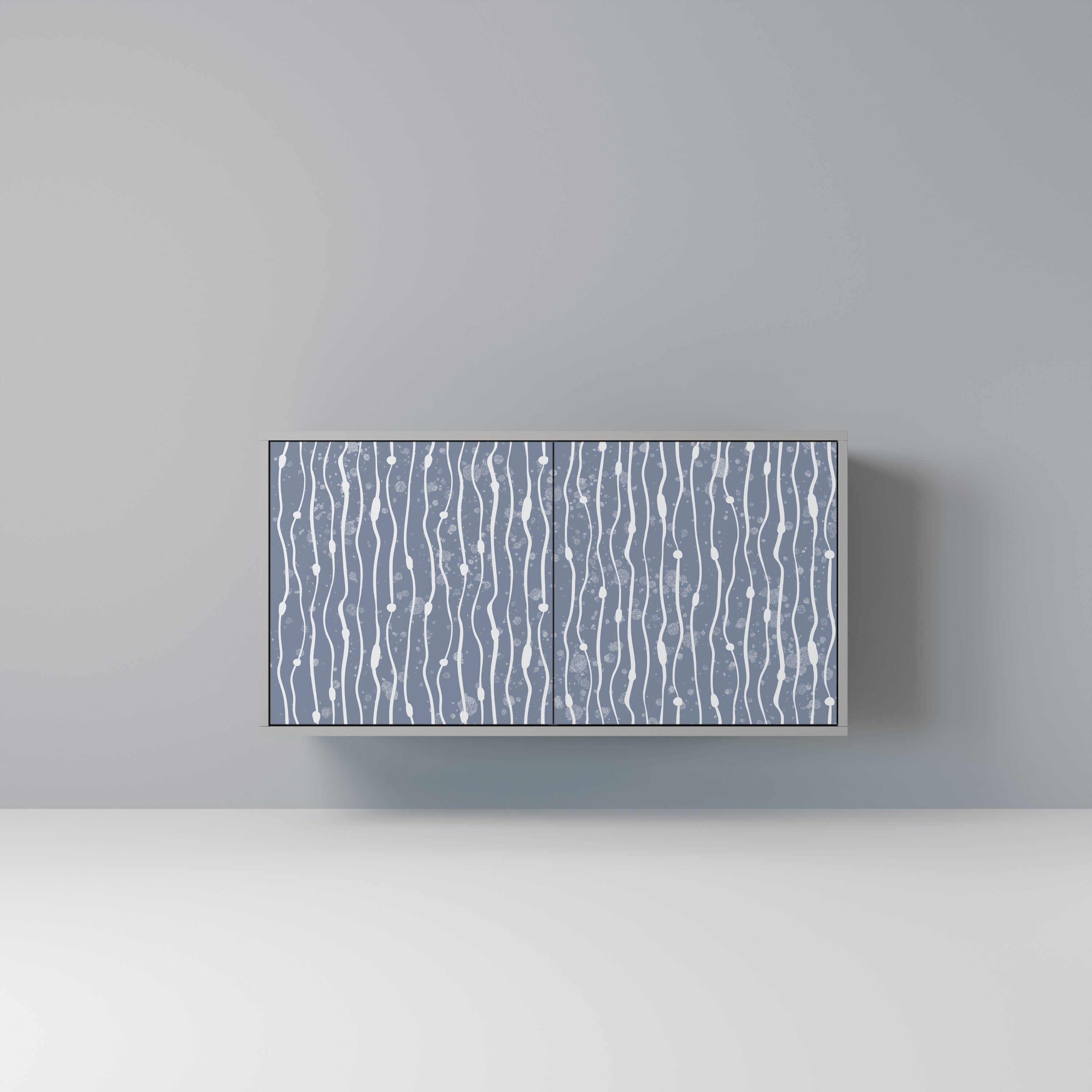 GRAPHITE RAIN Komoda 2-drzwiowa korpus Szary