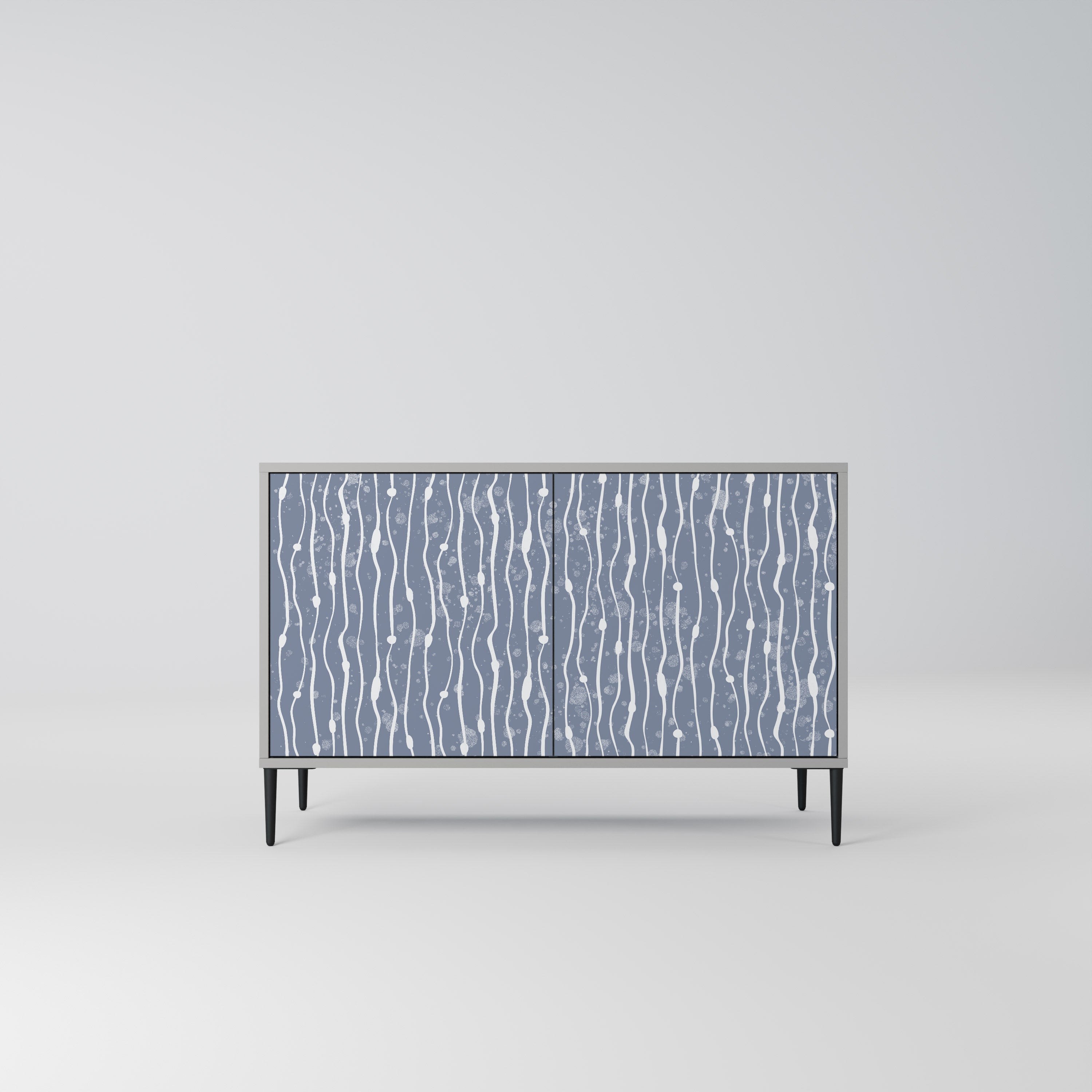 GRAPHITE RAIN Komoda 2-drzwiowa korpus Szary