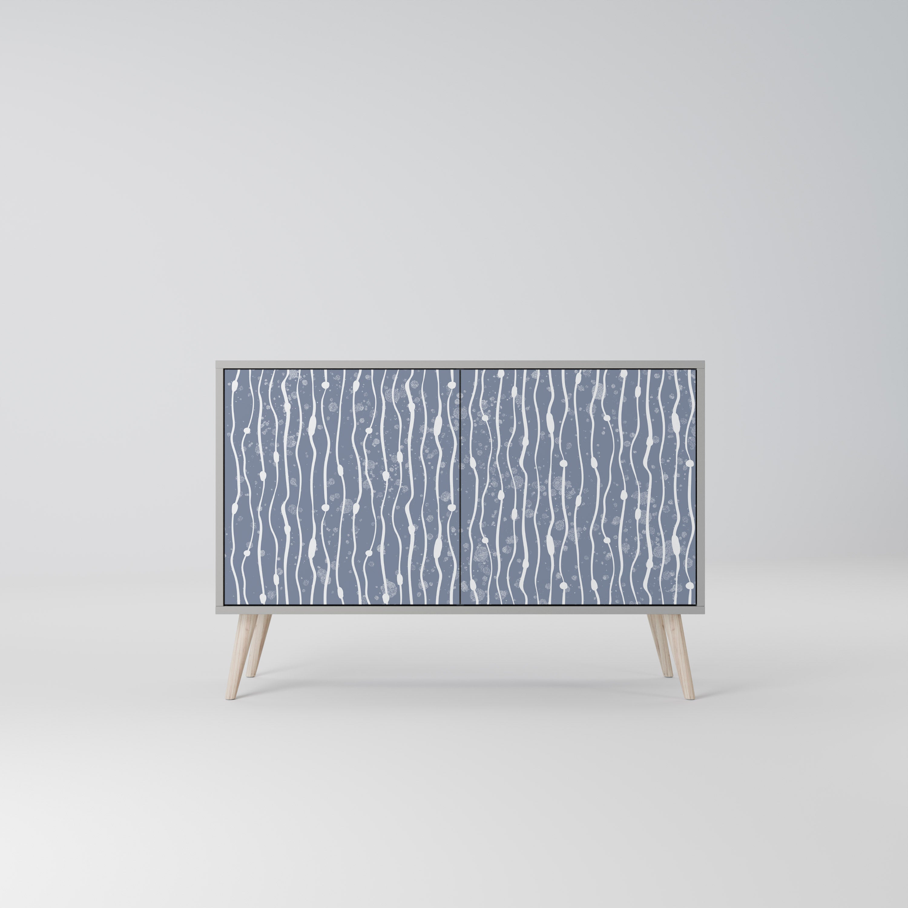 GRAPHITE RAIN Komoda 2-drzwiowa korpus Szary