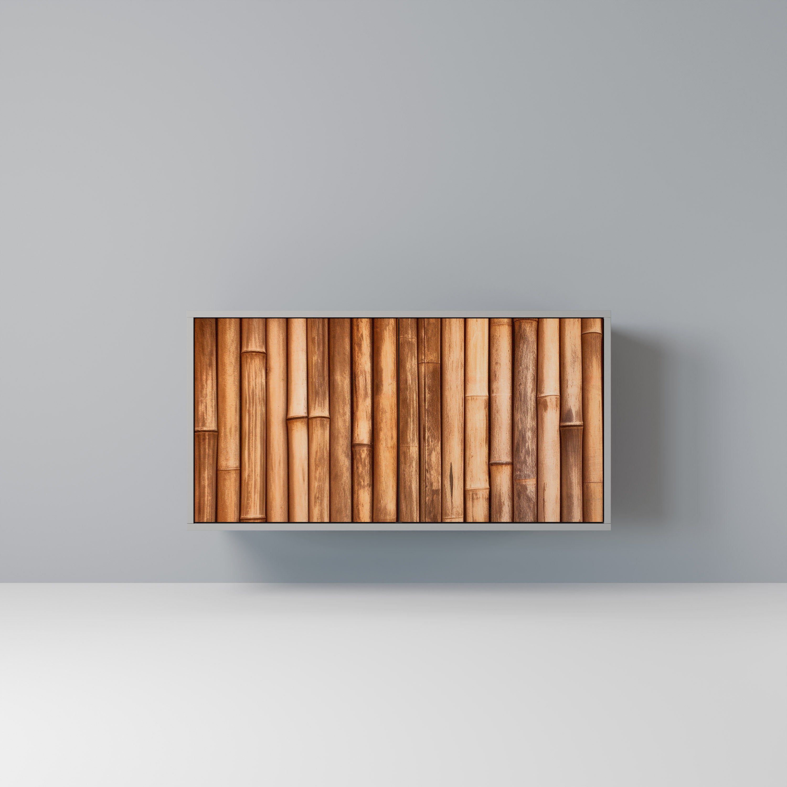 NATURAL WOOD Komoda 2-drzwiowa korpus Szary