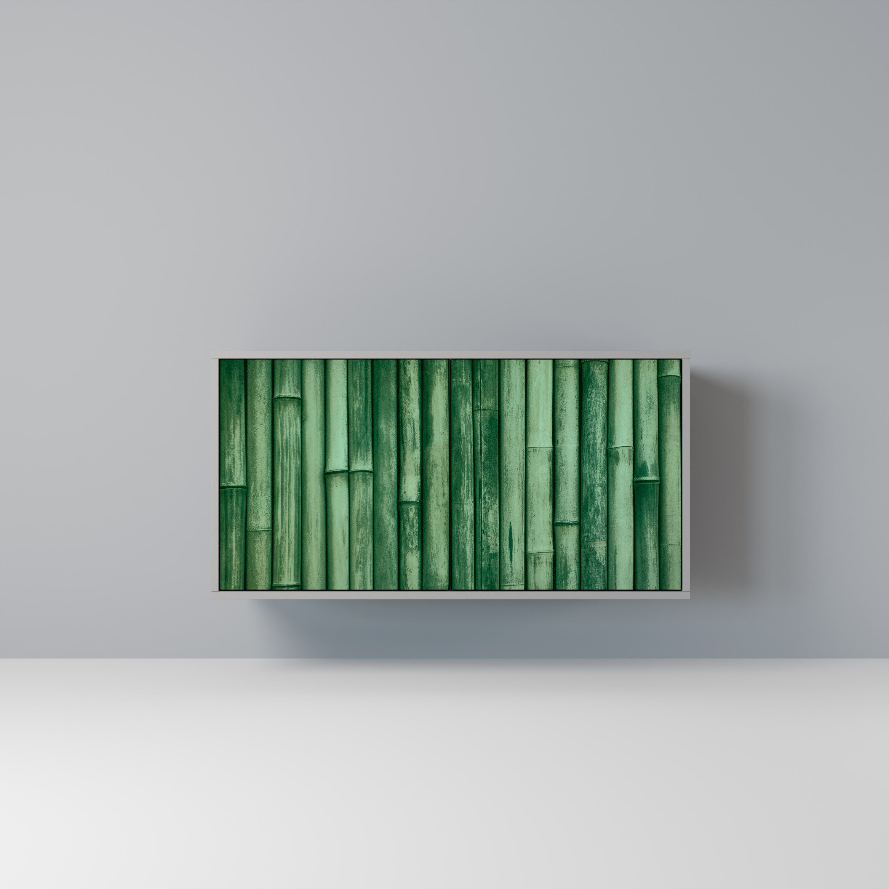 NATURAL GREEN Komoda 2-drzwiowa korpus Szary