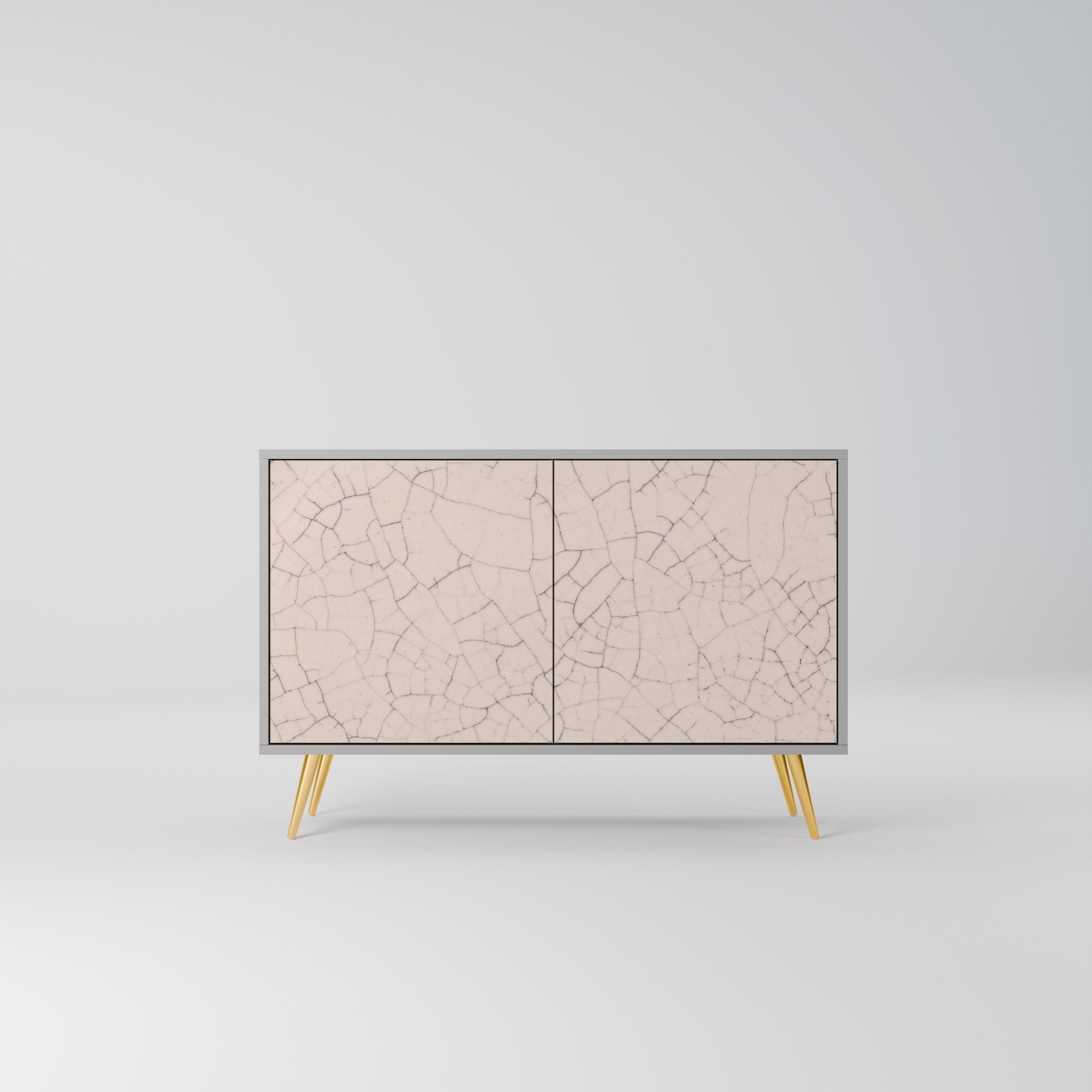 CERAMIC TEXTURE Komoda 2-drzwiowa korpus Szary