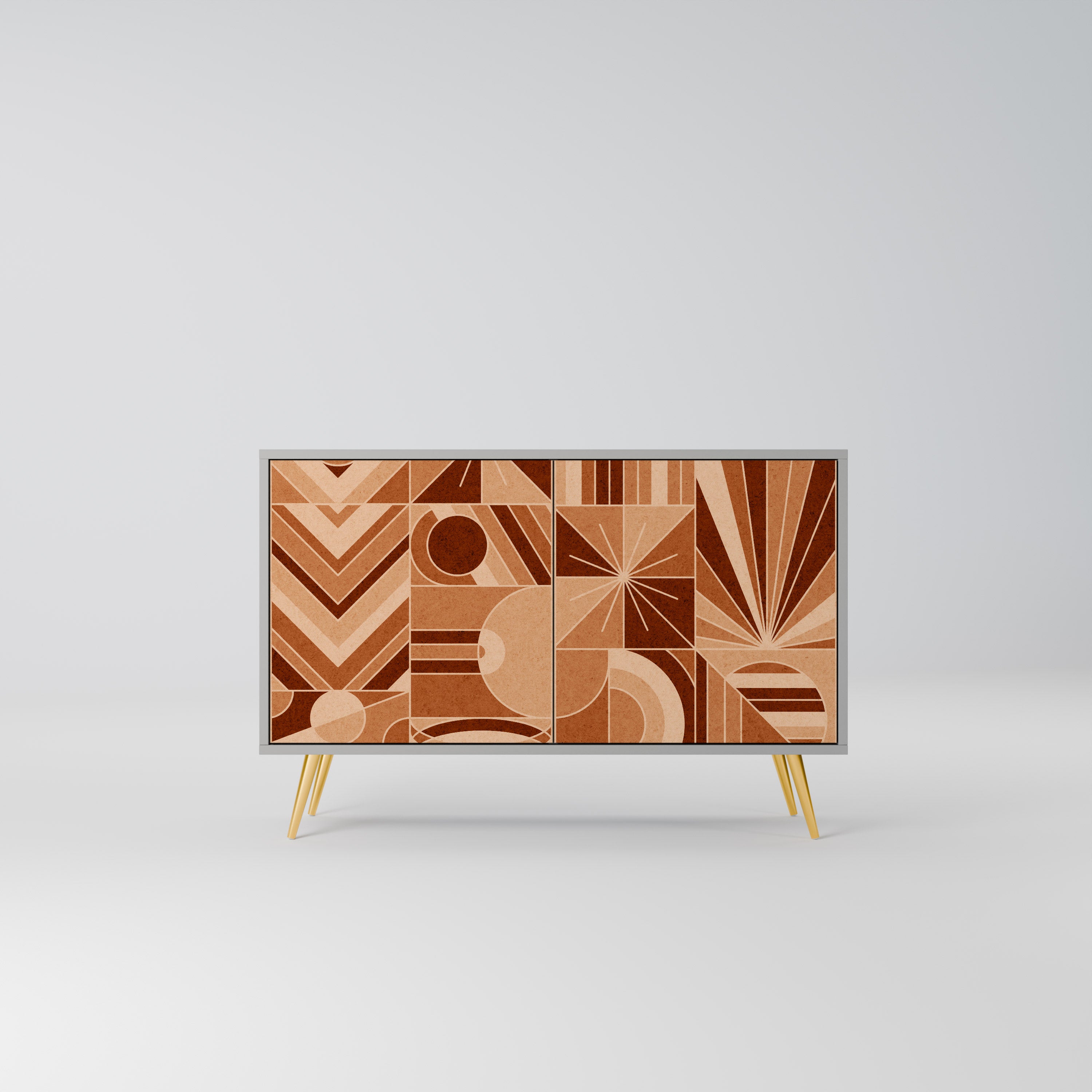 PRISM MOSAIC Komoda 2-drzwiowa korpus Szary