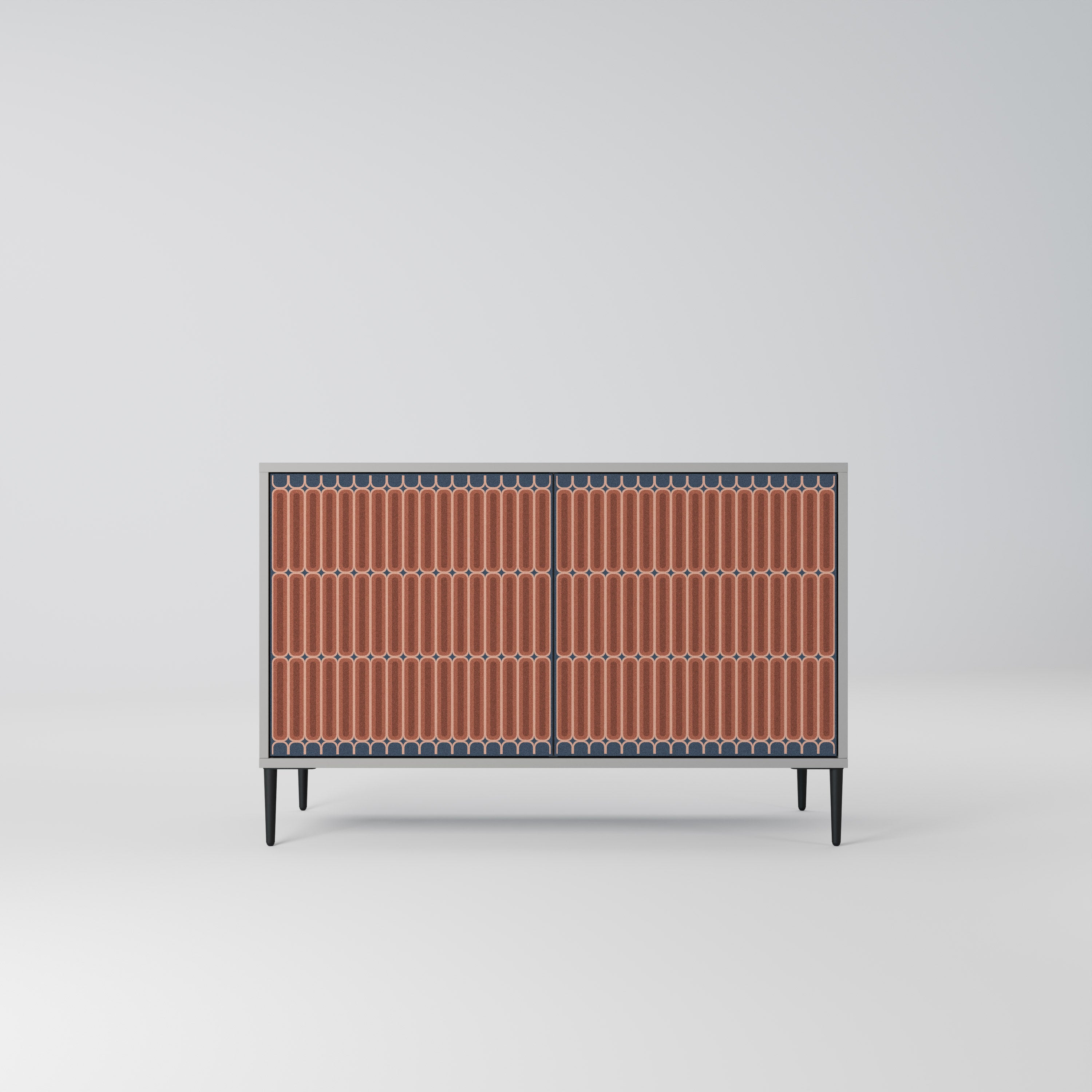 HYPNOTIC GATE Komoda 2-drzwiowa korpus Szary