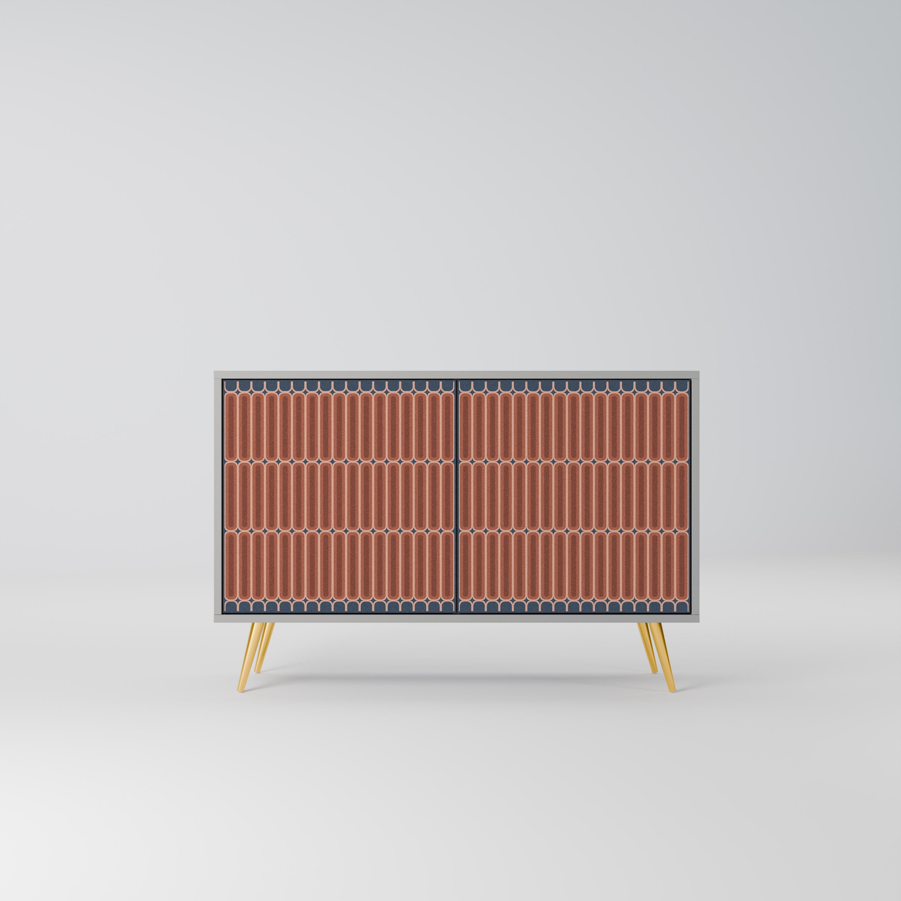 HYPNOTIC GATE Komoda 2-drzwiowa korpus Szary