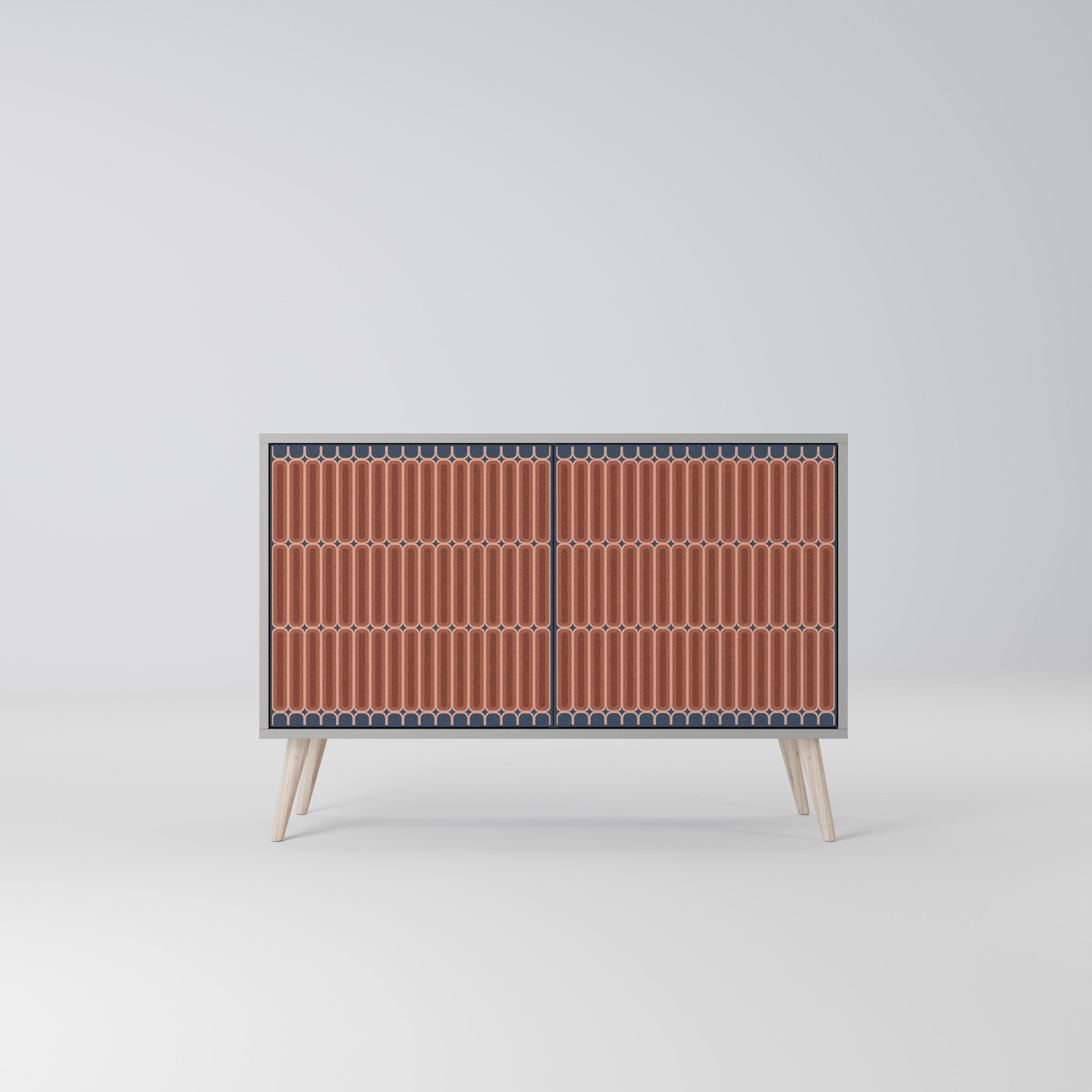 HYPNOTIC GATE Komoda 2-drzwiowa korpus Szary