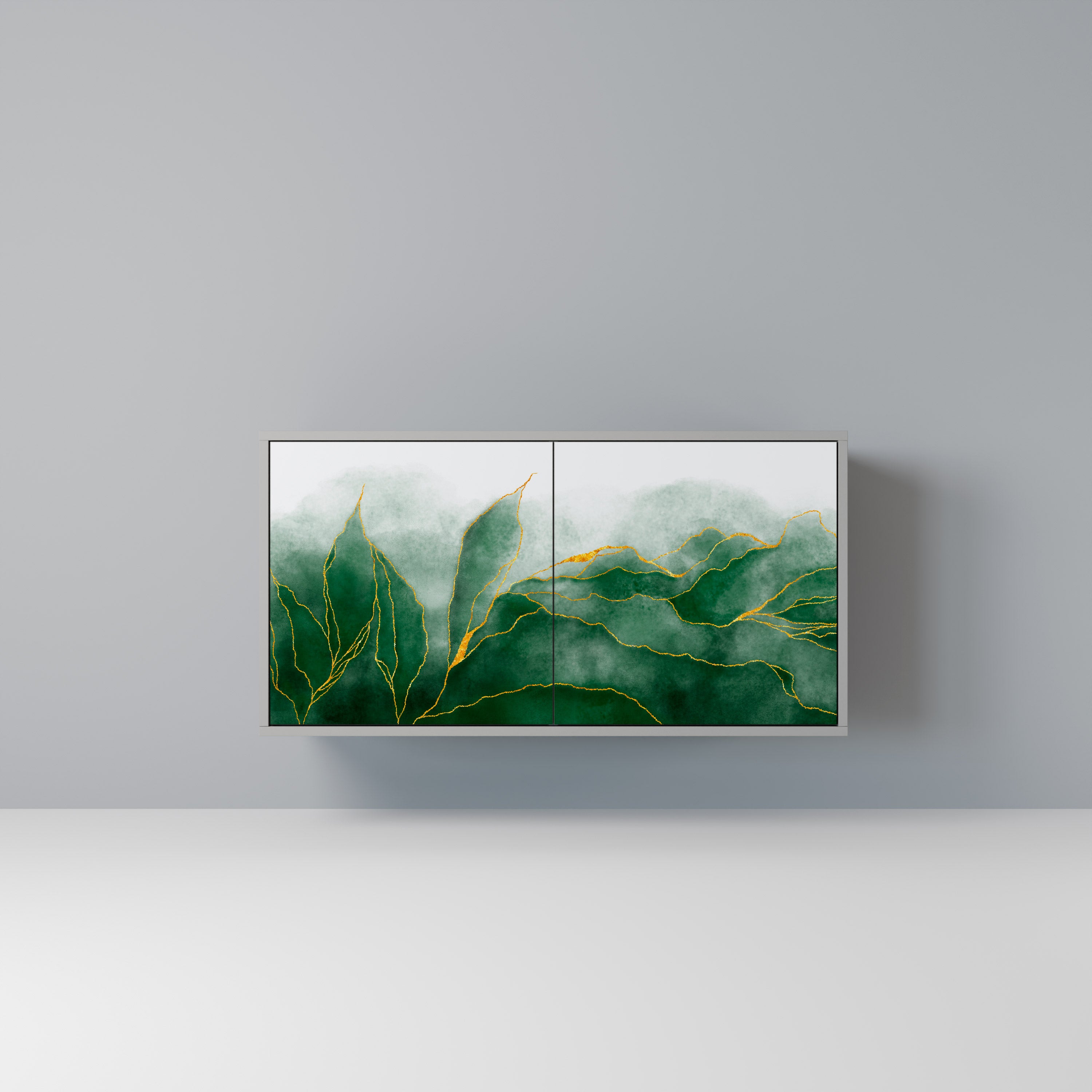 EXPENSIVE NATURE Komoda 2-drzwiowa korpus Szary