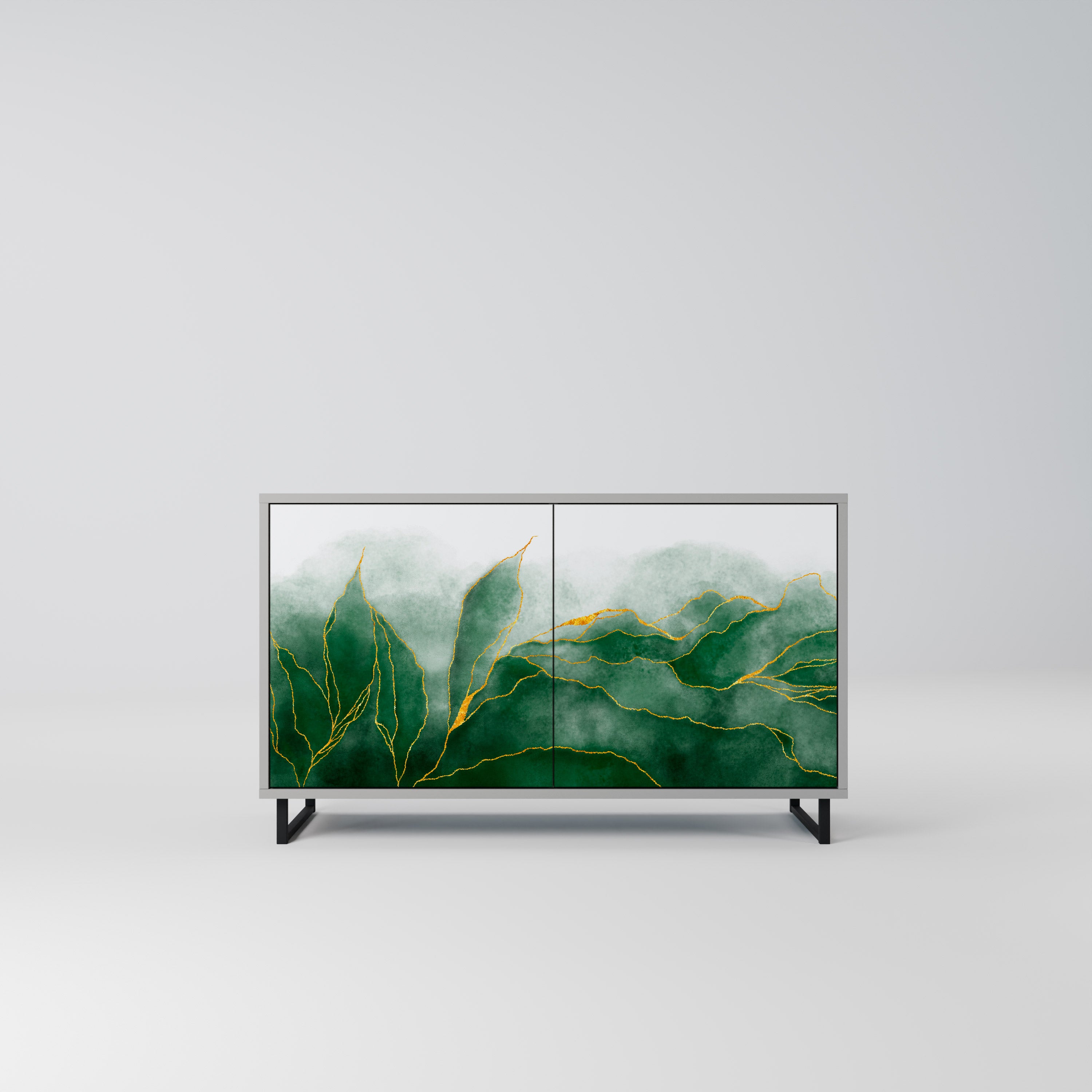 EXPENSIVE NATURE Komoda 2-drzwiowa korpus Szary