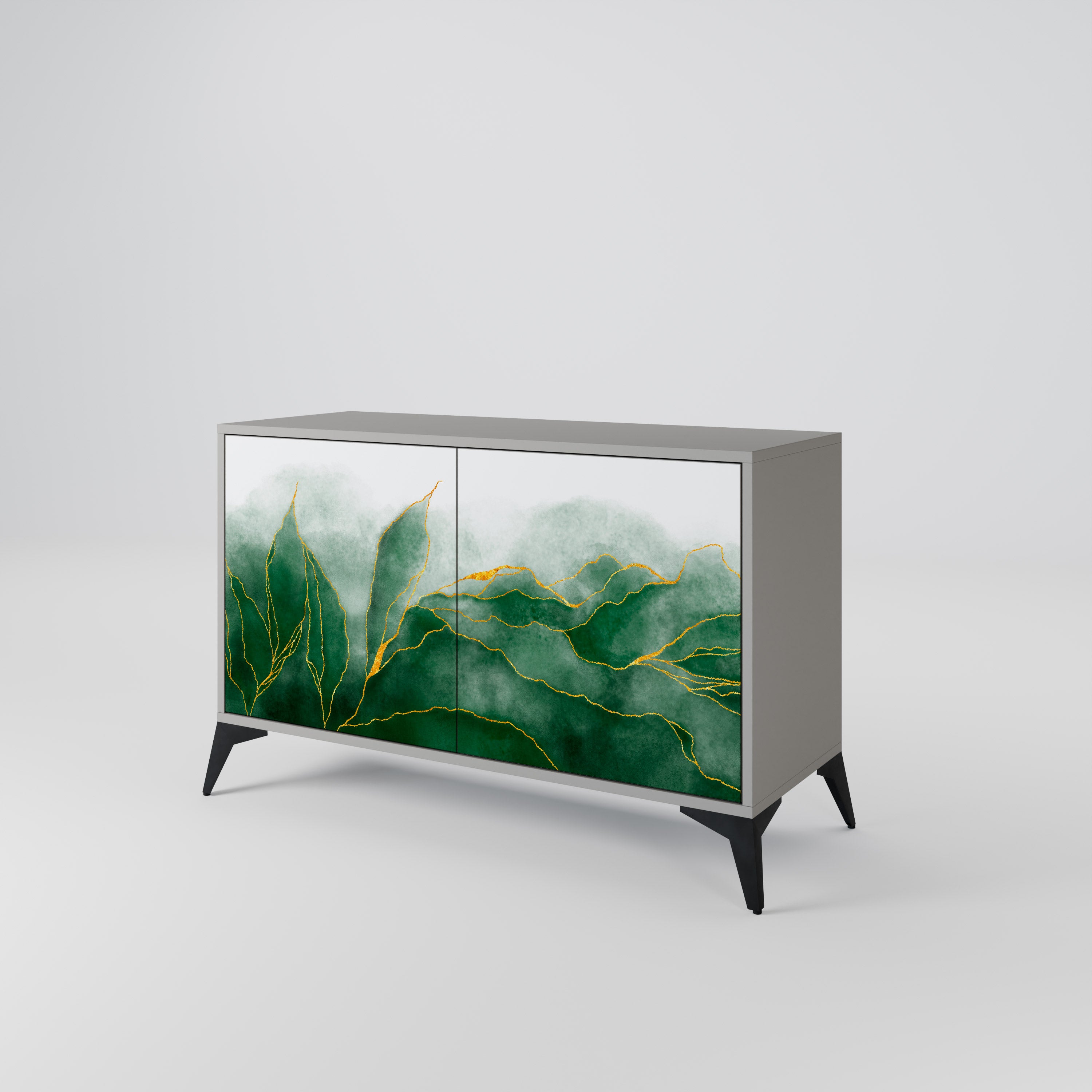 EXPENSIVE NATURE Komoda 2-drzwiowa korpus Szary