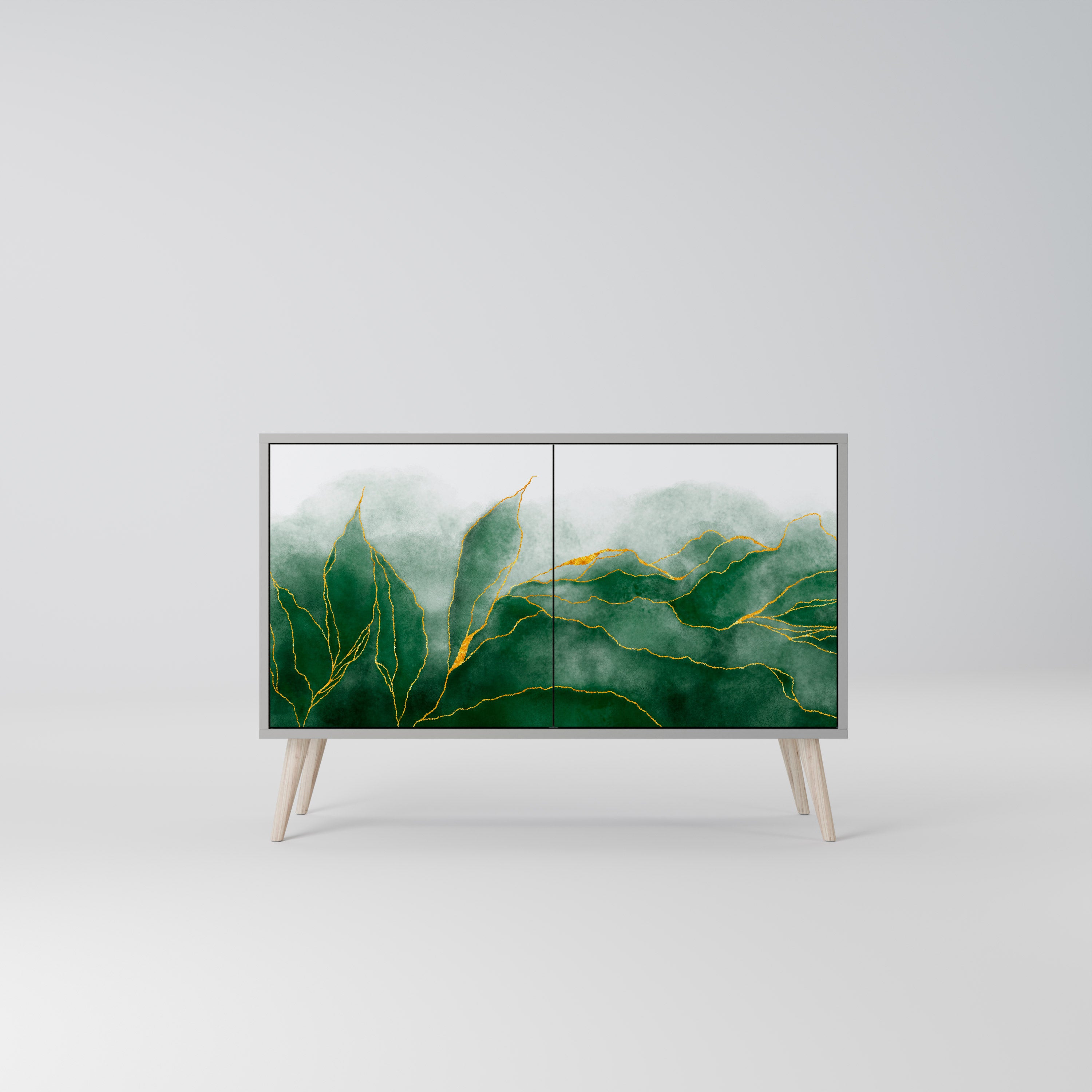 EXPENSIVE NATURE Komoda 2-drzwiowa korpus Szary