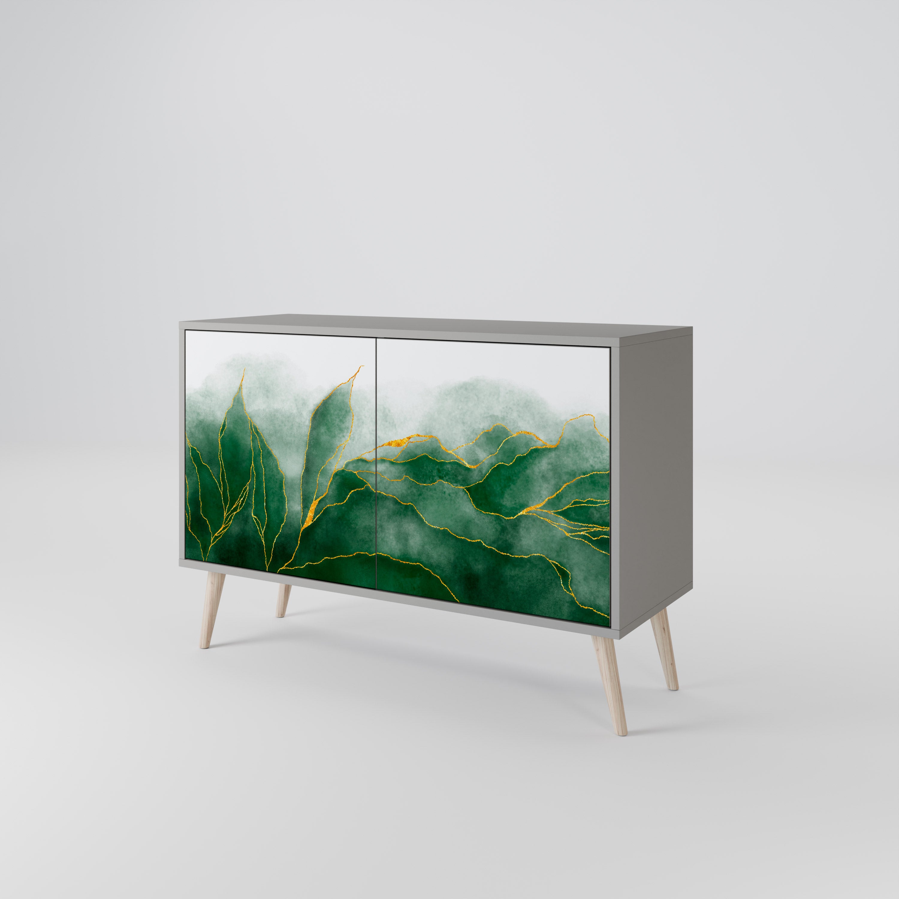 EXPENSIVE NATURE Komoda 2-drzwiowa korpus Szary