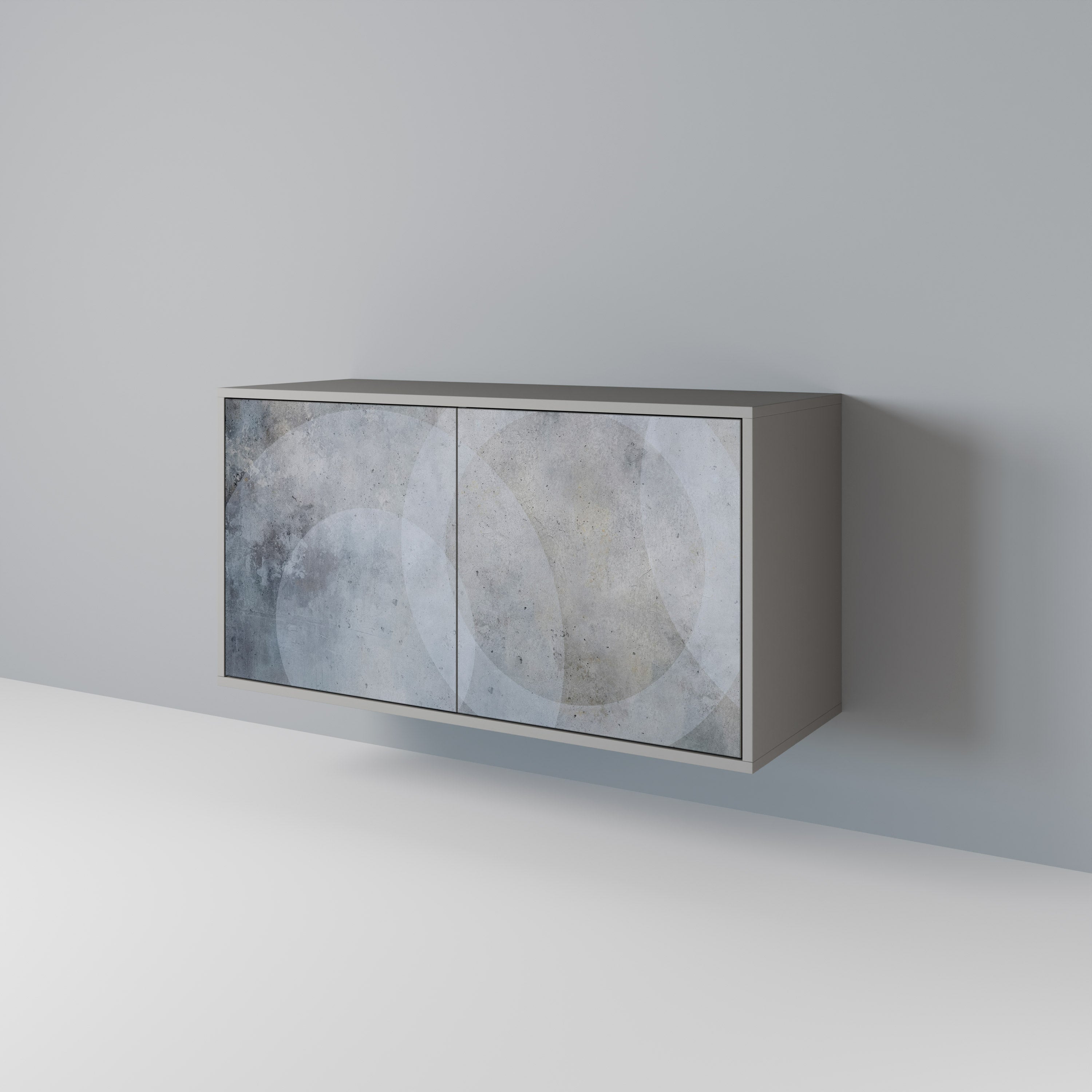 MUTED ARC Komoda 2-drzwiowa korpus Szary