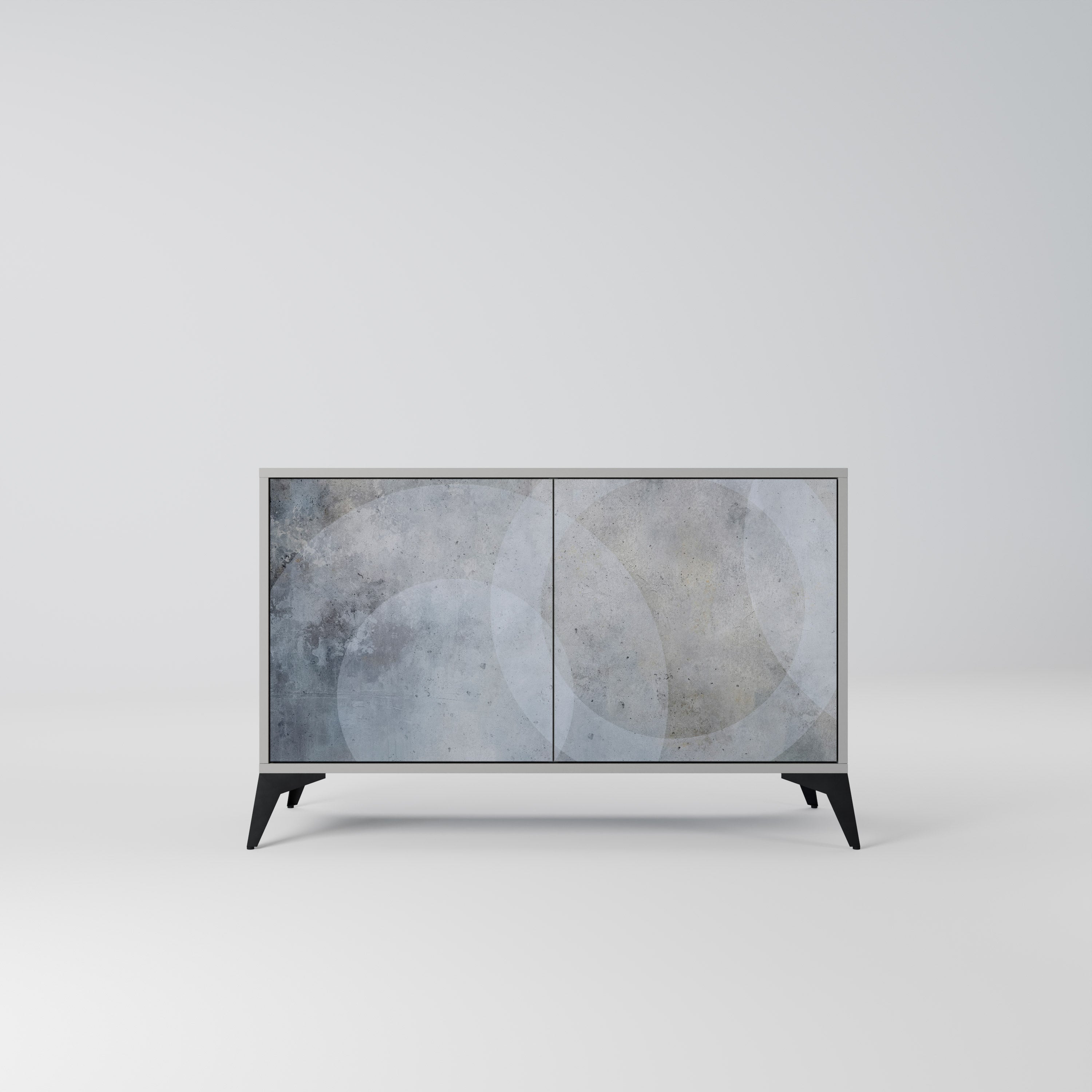 MUTED ARC Komoda 2-drzwiowa korpus Szary