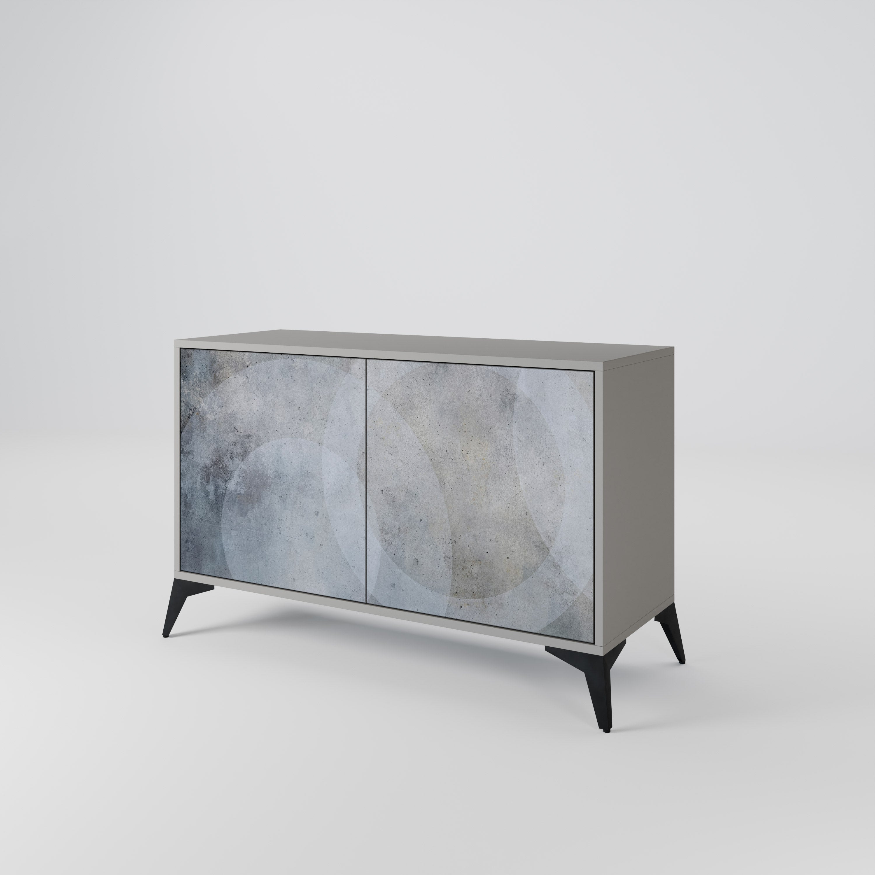 MUTED ARC Komoda 2-drzwiowa korpus Szary