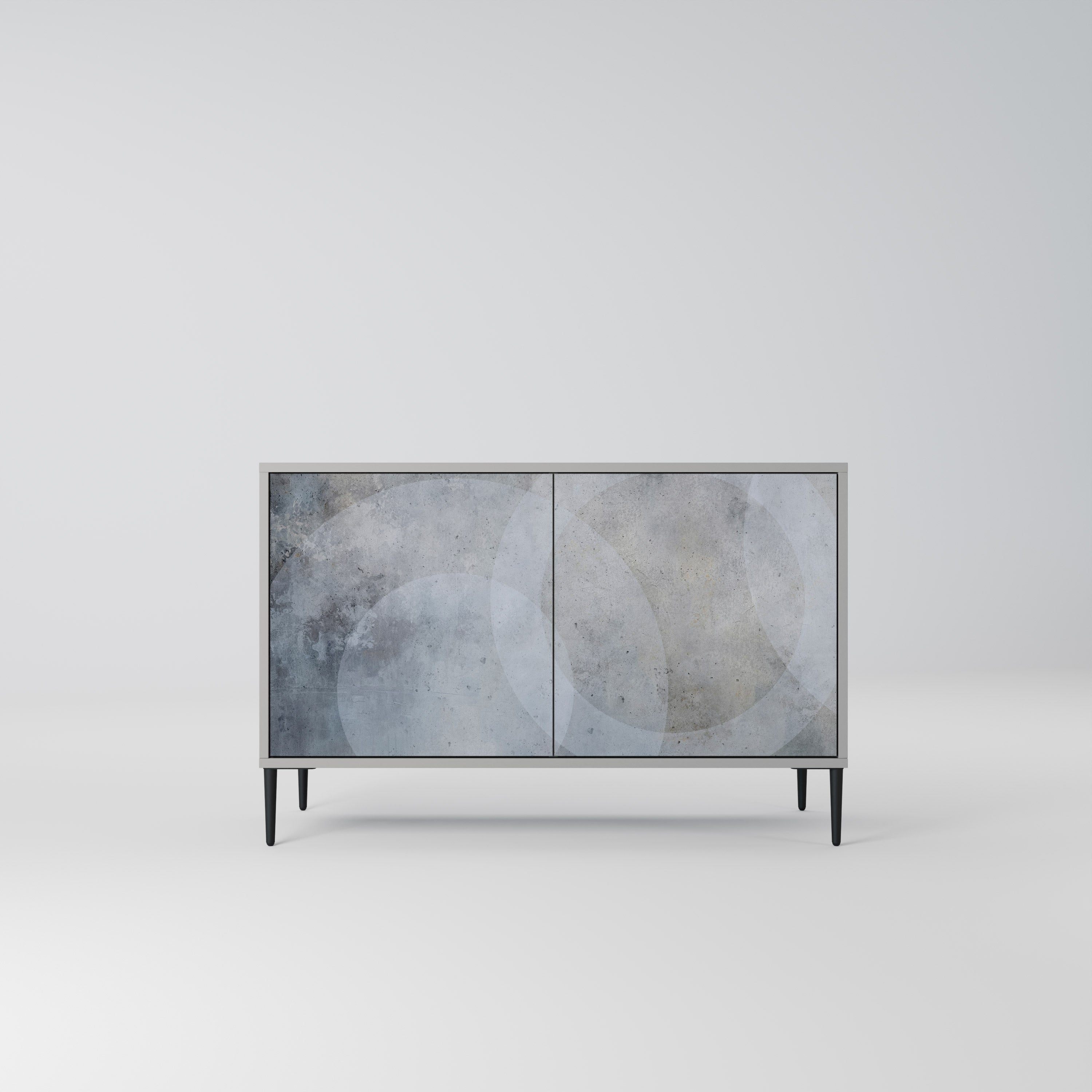 MUTED ARC Komoda 2-drzwiowa korpus Szary