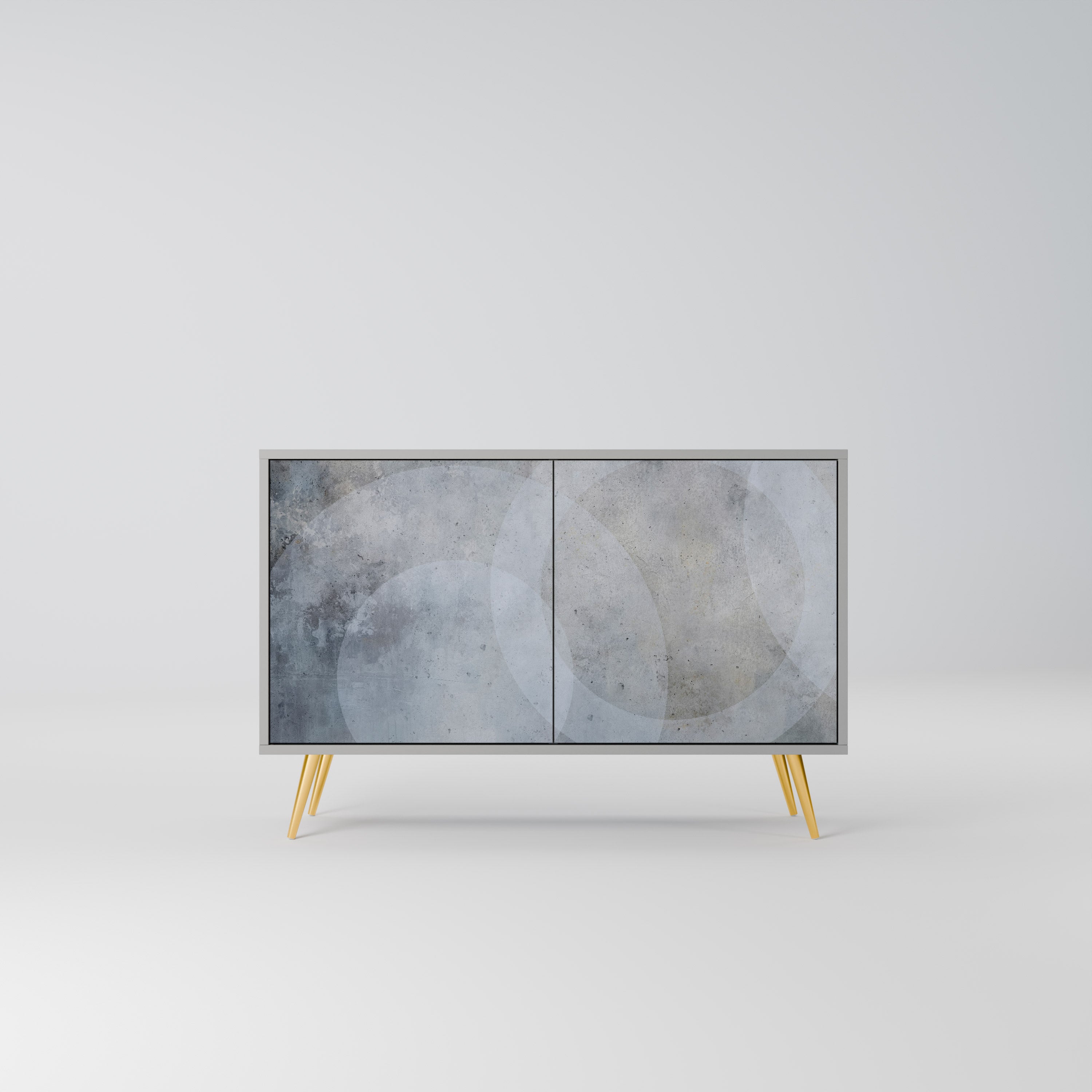 MUTED ARC Komoda 2-drzwiowa korpus Szary