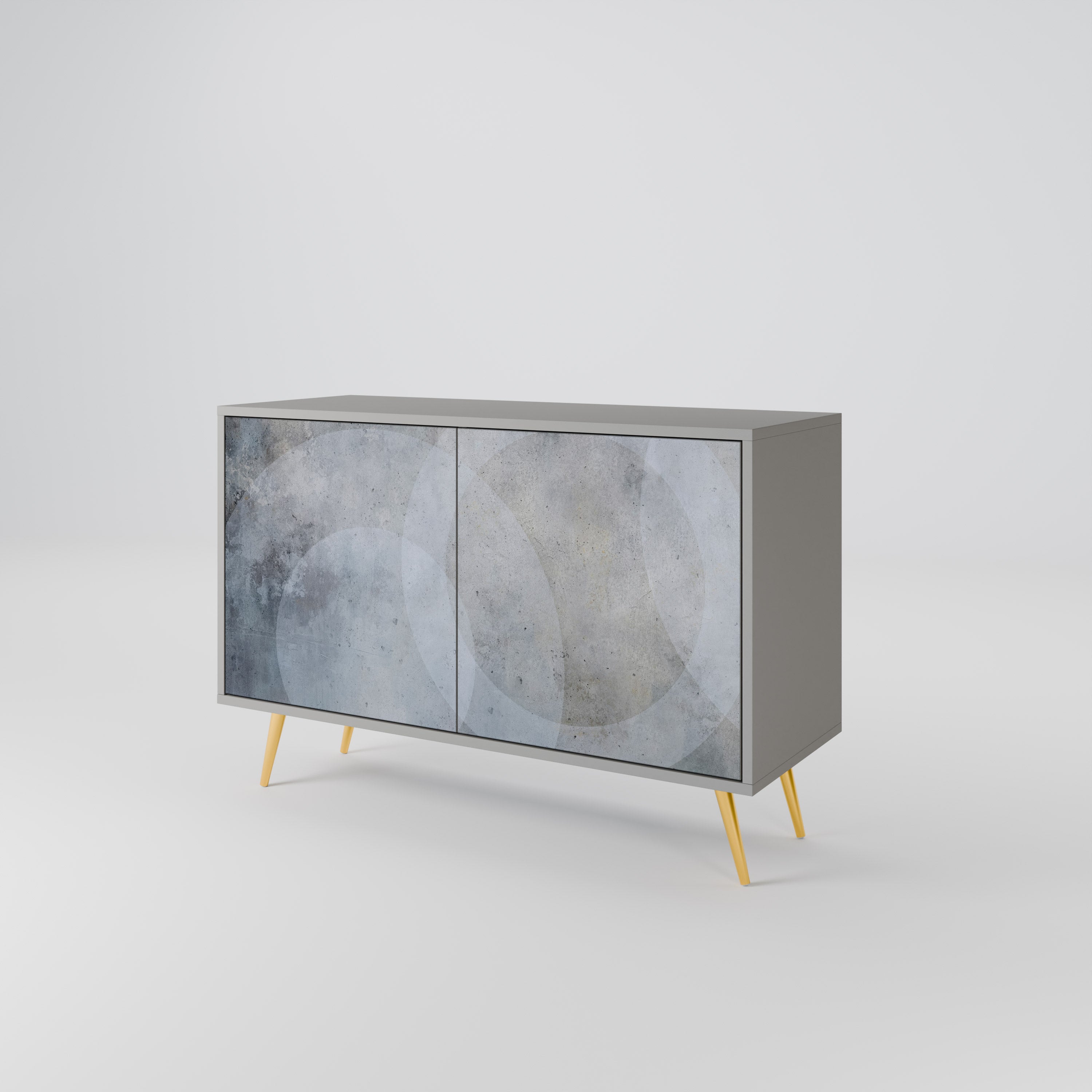 MUTED ARC Komoda 2-drzwiowa korpus Szary
