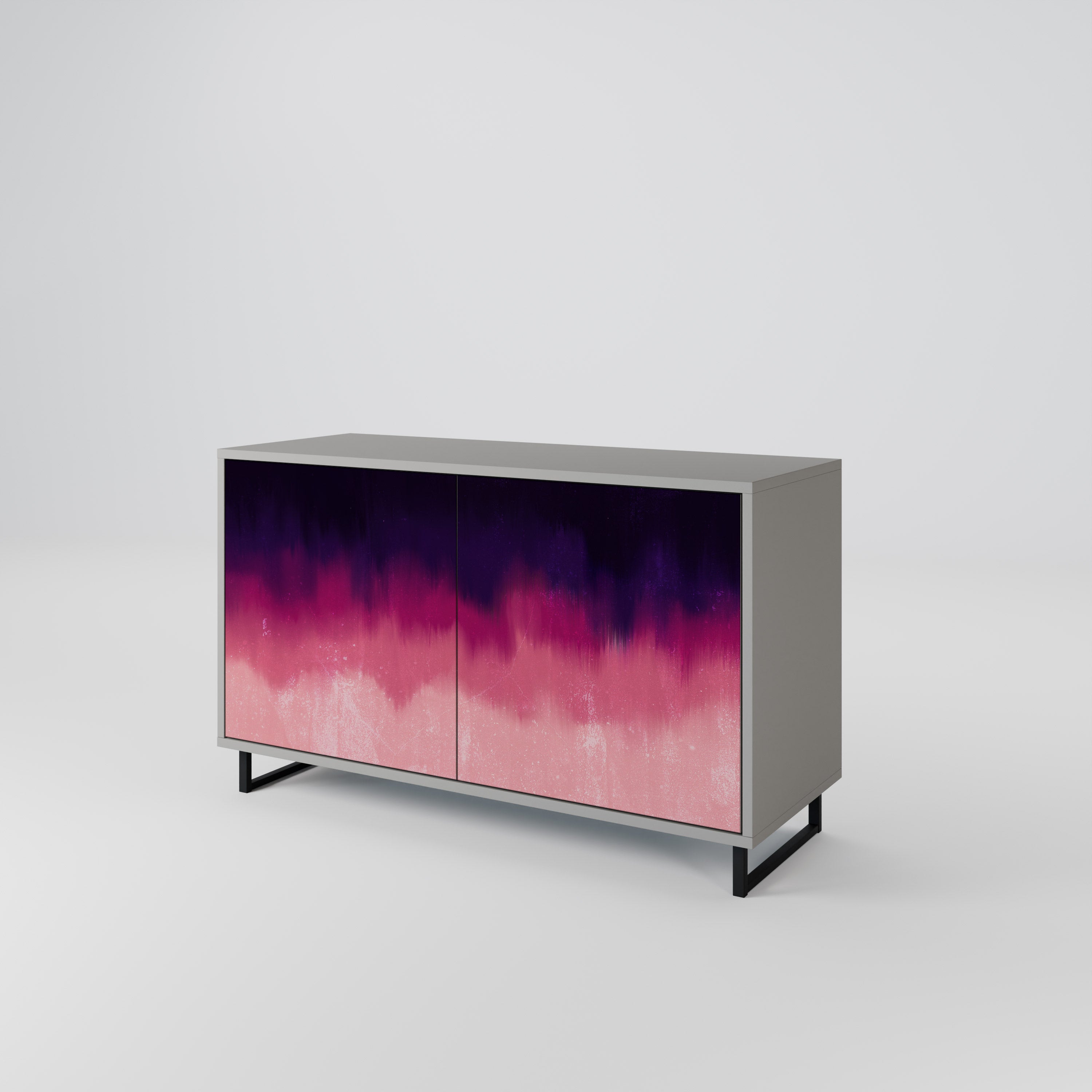 AURORA BOREALIS Komoda 2-drzwiowa korpus Szary