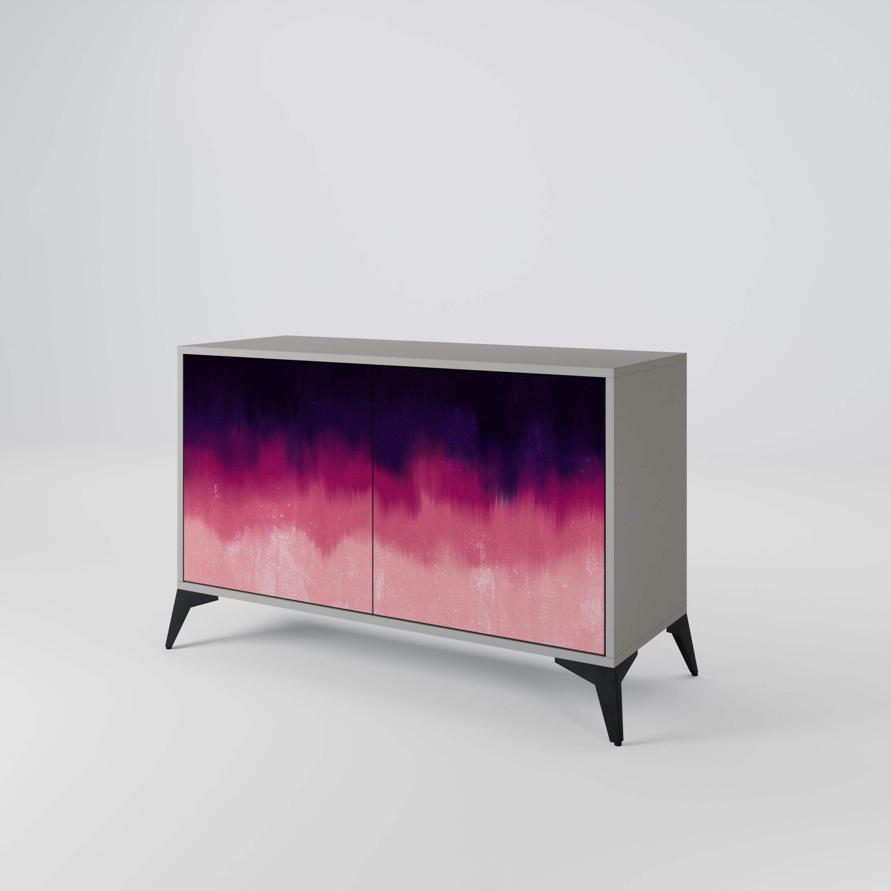 AURORA BOREALIS Komoda 2-drzwiowa korpus Szary