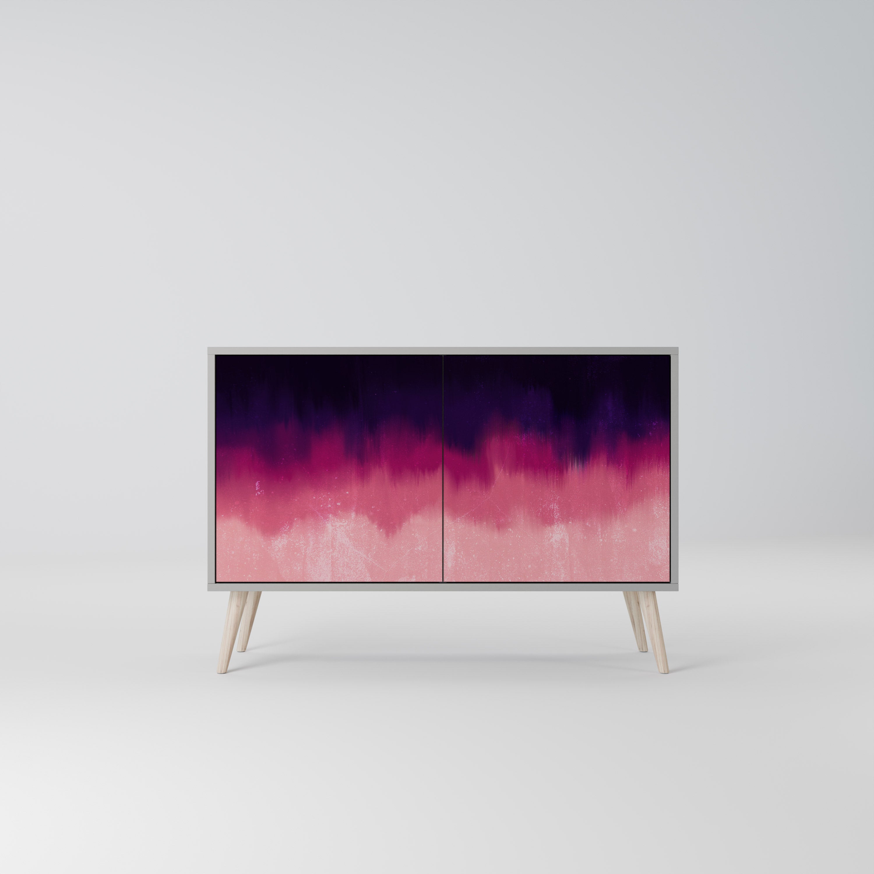 AURORA BOREALIS Komoda 2-drzwiowa korpus Szary