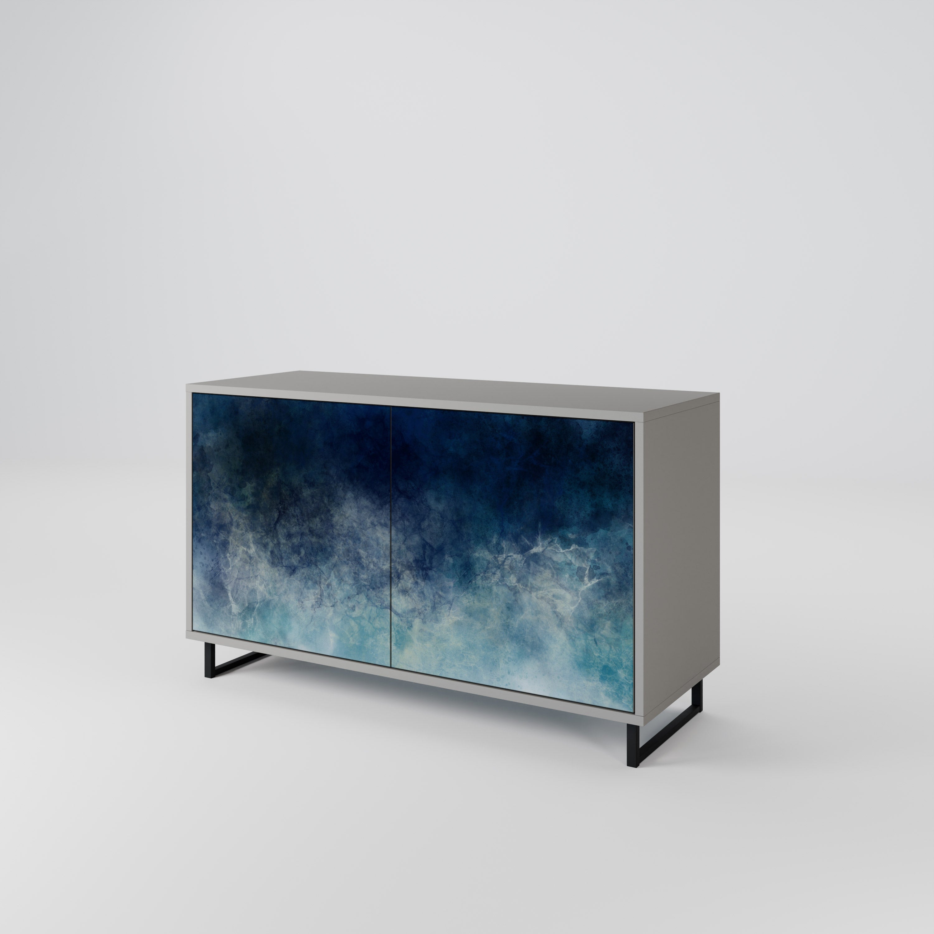 CELESTIAL FALL Komoda 2-drzwiowa korpus Szary