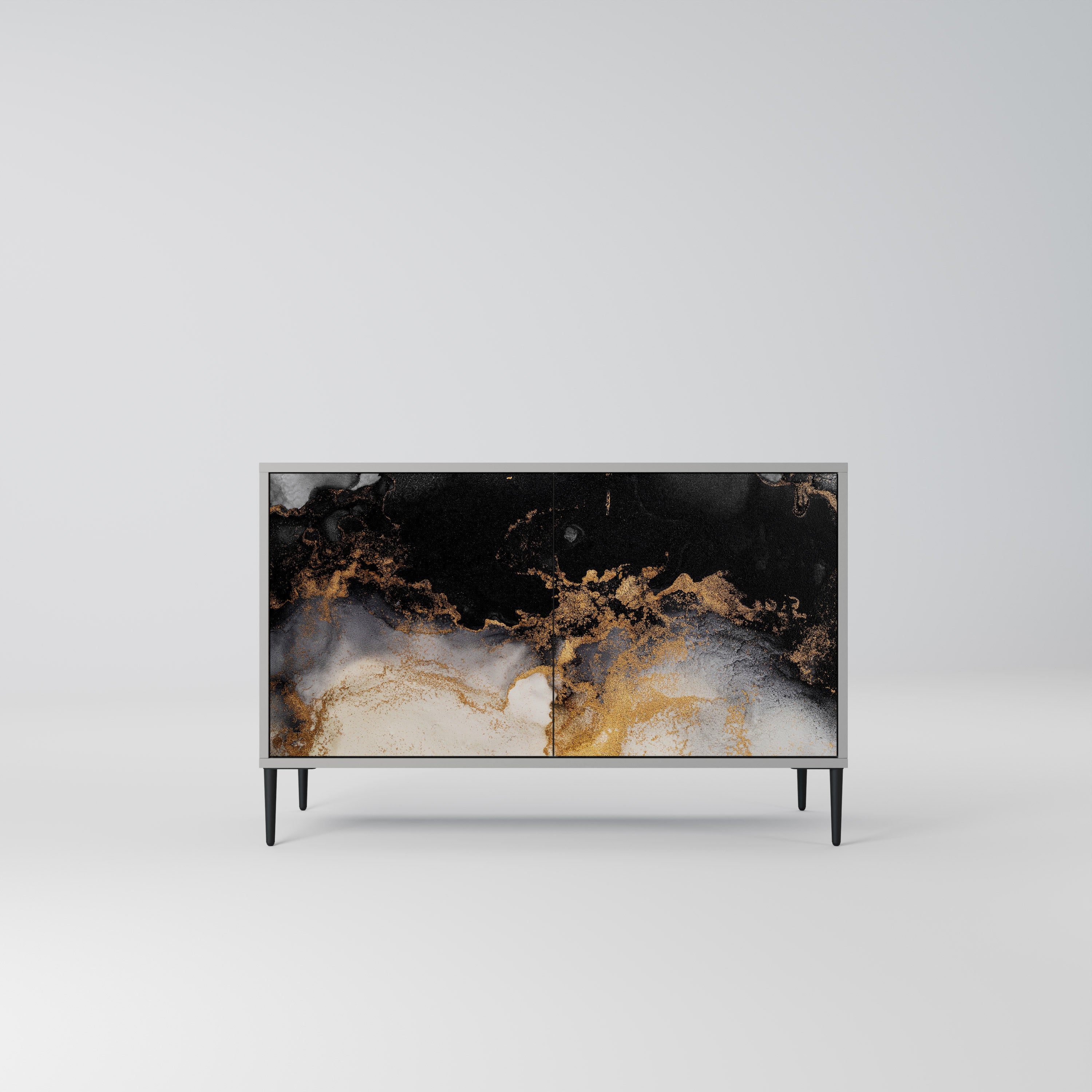 MARBLE OF TOMMORROW Komoda 2-drzwiowa korpus Szary