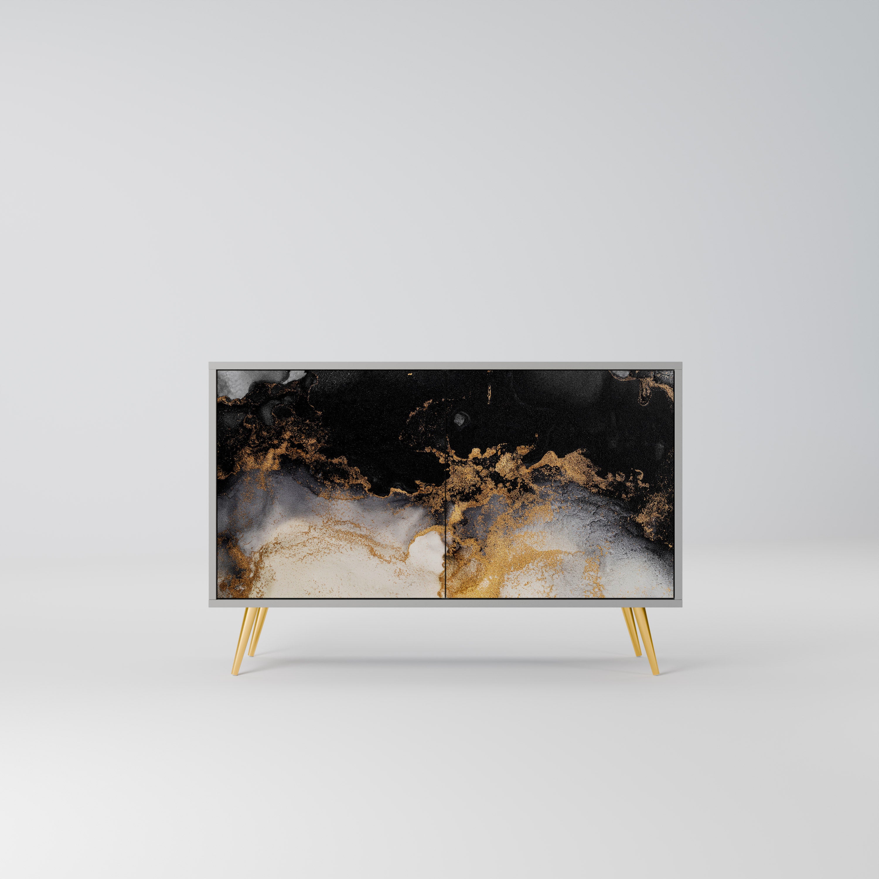 MARBLE OF TOMMORROW Komoda 2-drzwiowa korpus Szary