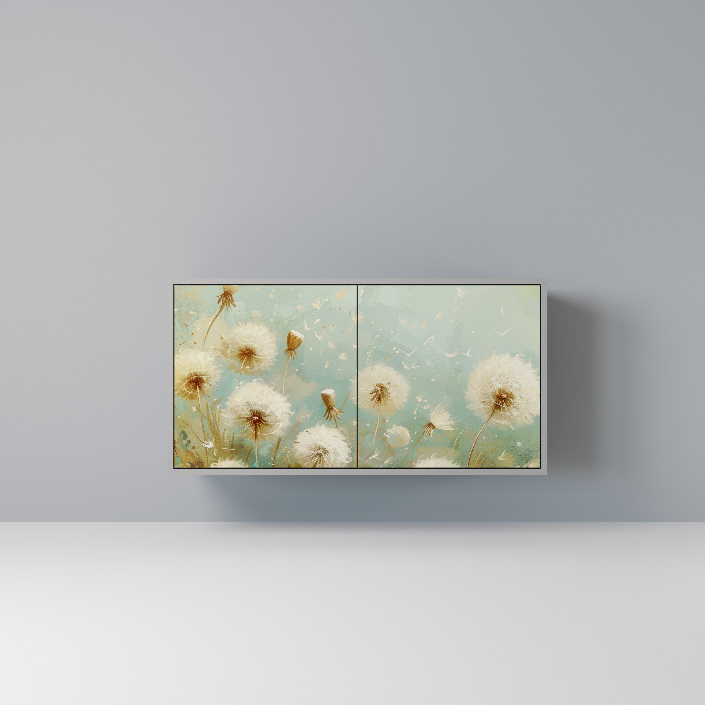 DREAMY MEADOW Komoda 2-drzwiowa korpus Szary