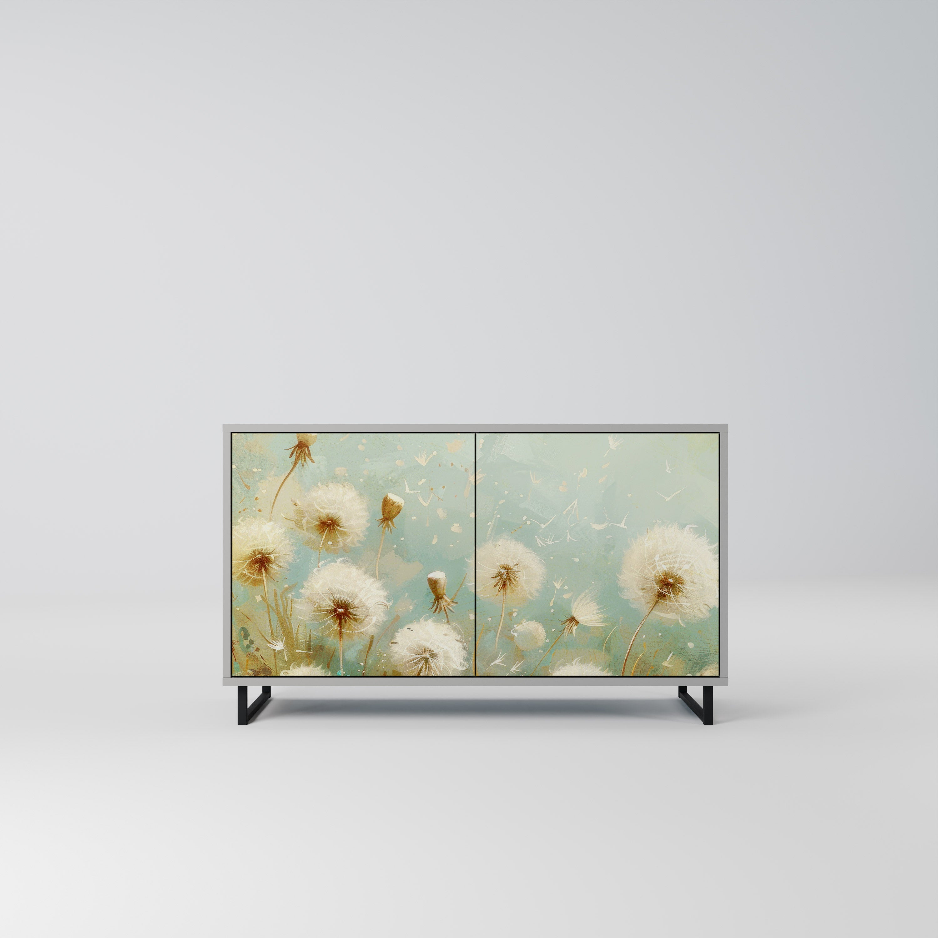DREAMY MEADOW Komoda 2-drzwiowa korpus Szary