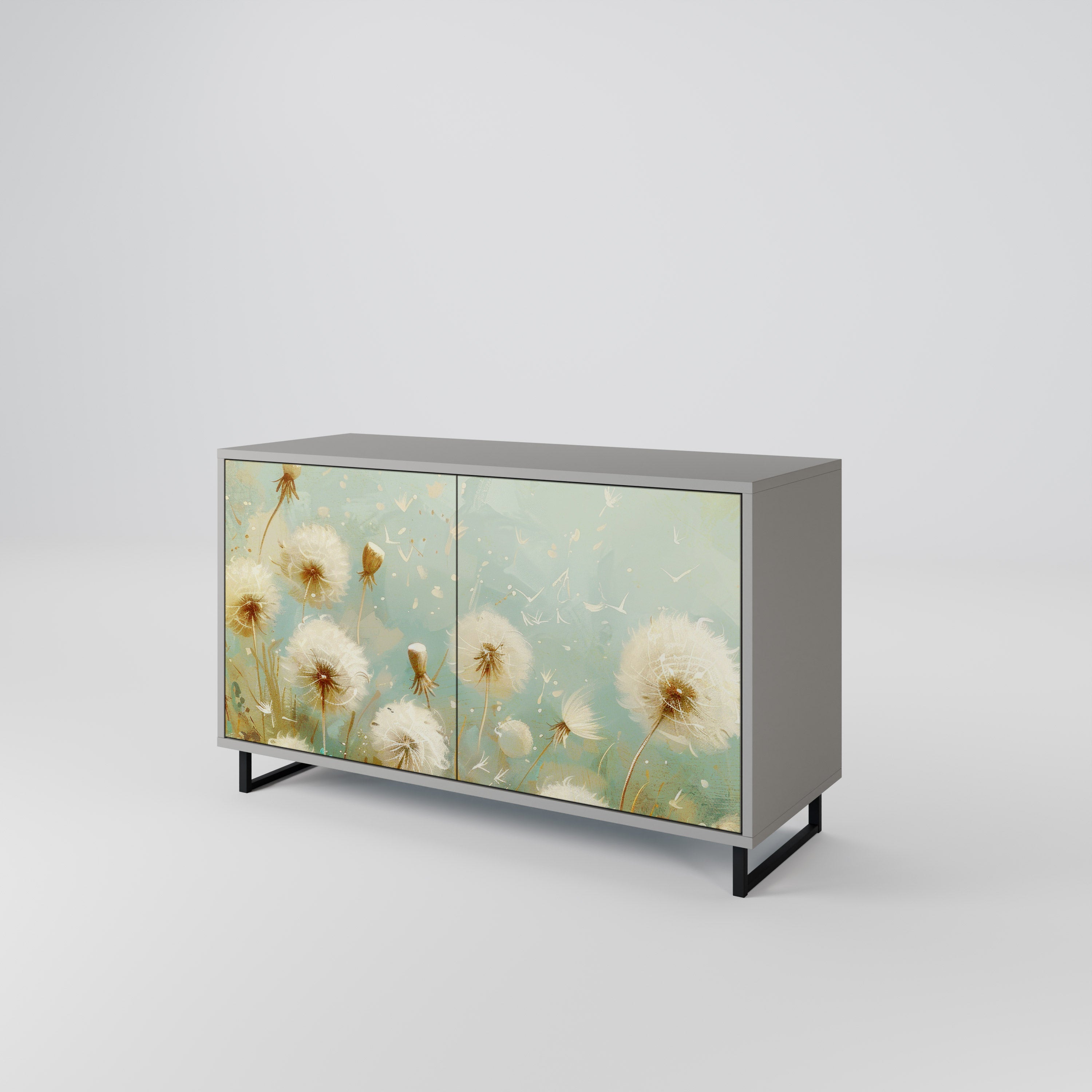 DREAMY MEADOW Komoda 2-drzwiowa korpus Szary