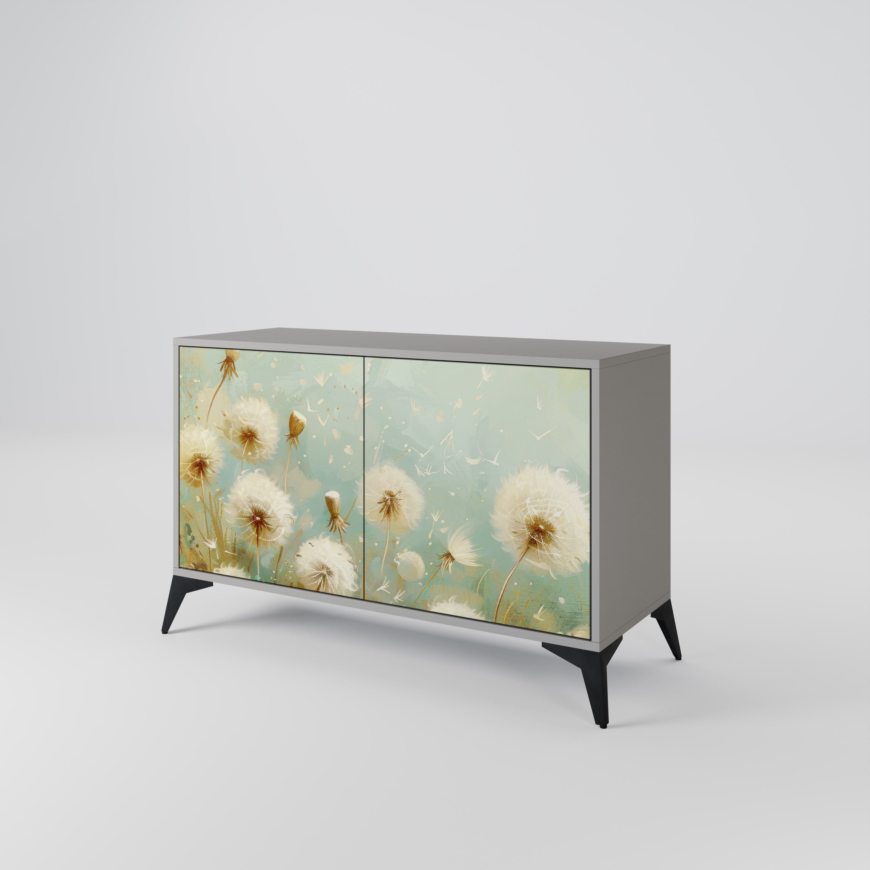 DREAMY MEADOW Komoda 2-drzwiowa korpus Szary