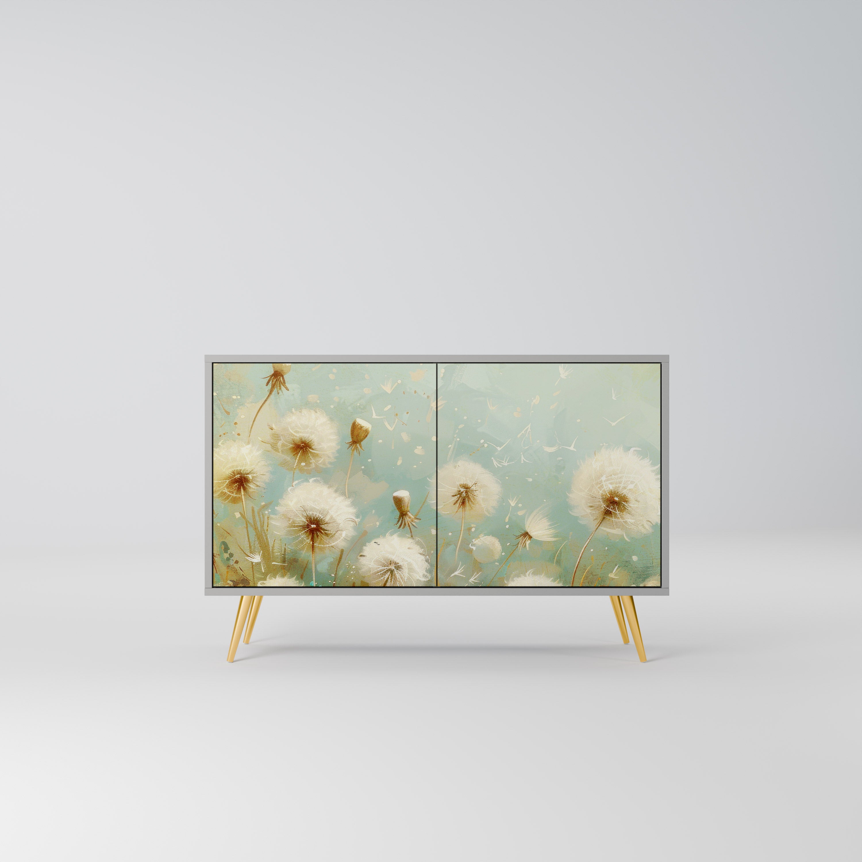 DREAMY MEADOW Komoda 2-drzwiowa korpus Szary