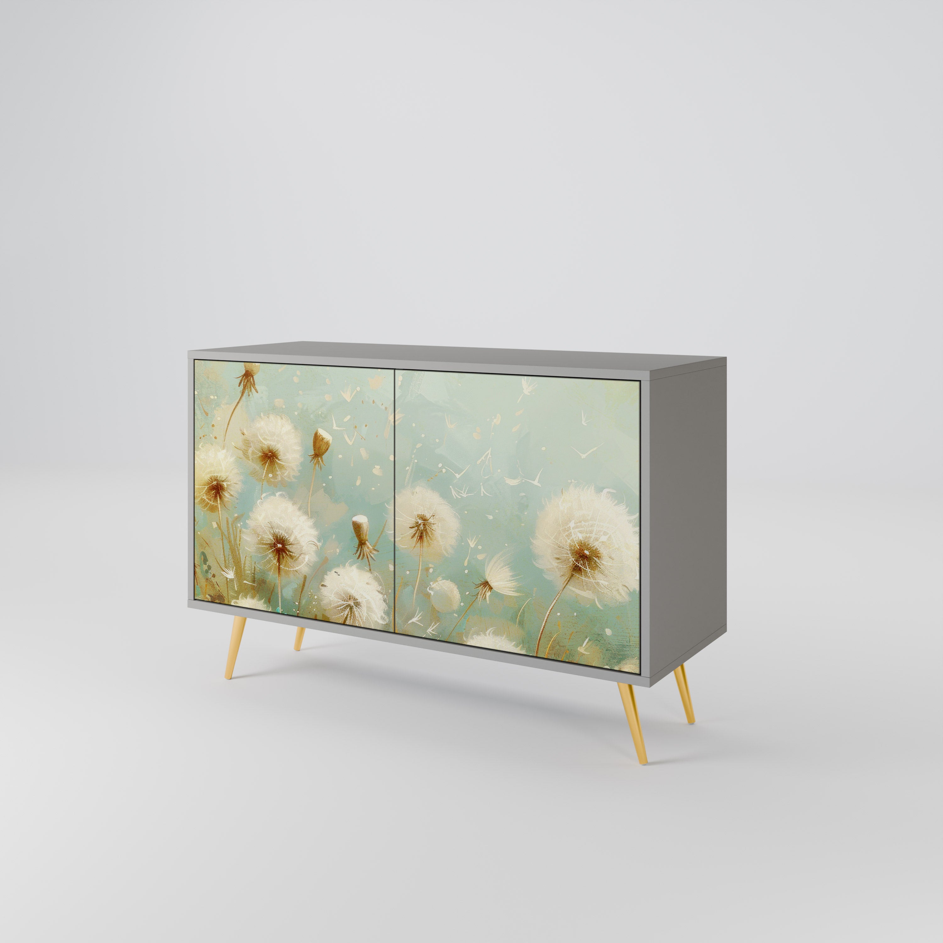 DREAMY MEADOW Komoda 2-drzwiowa korpus Szary