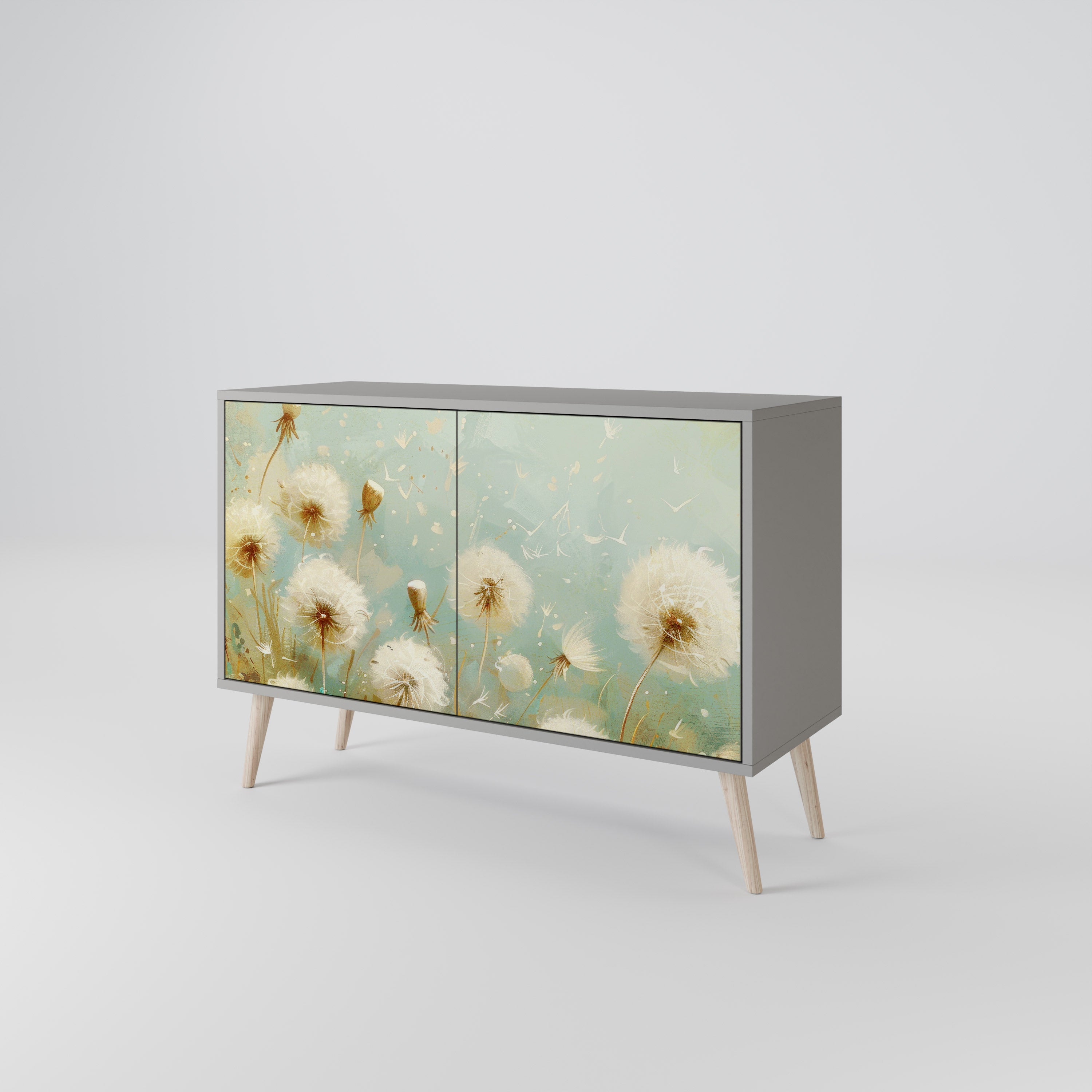 DREAMY MEADOW Komoda 2-drzwiowa korpus Szary